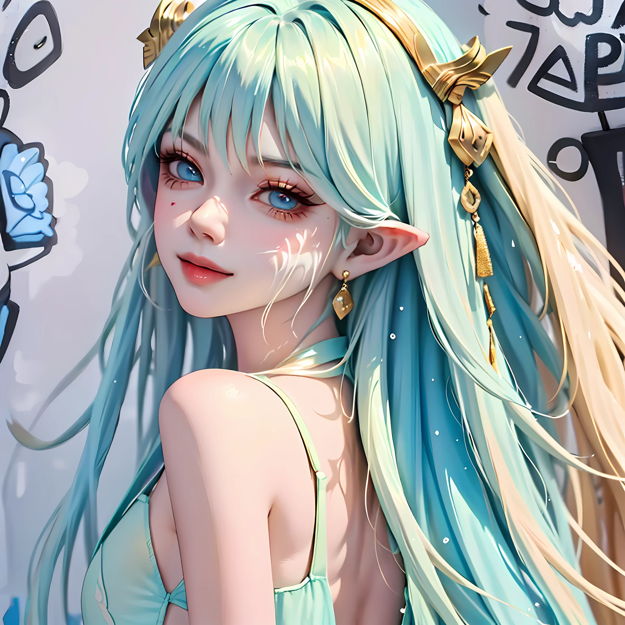(((gwyn)))(tmasterpiece,best qualtiy,ultra - detailed,A high resolution,illustratio:1.2),Original,extremelydetailedwallpaper,offcial art,astounding,high detal,ultra - detailed,Extremely detailed 8k wallpaper,1girll,Solo,An extremely delicate and beautiful girl,perfect anatomia,Lovely face,Shiny,lustrous Some hair,Fine fabric emphasis,s the perfect face,Glossy glossy skin,fanciful,(Very long hair:1.1),hair adornments,profesional lighting,Ray traching,Extremely detailed eyes,beautidful eyes,eBlue eyes,White hair,long whitr hair,pointy ears,nabel,Aging down,Arms up, Armpits, sweat leggs,mischievous look, Naughty smile,(((Back alley、Graffiti artist spray painting wall,paint splatter))),