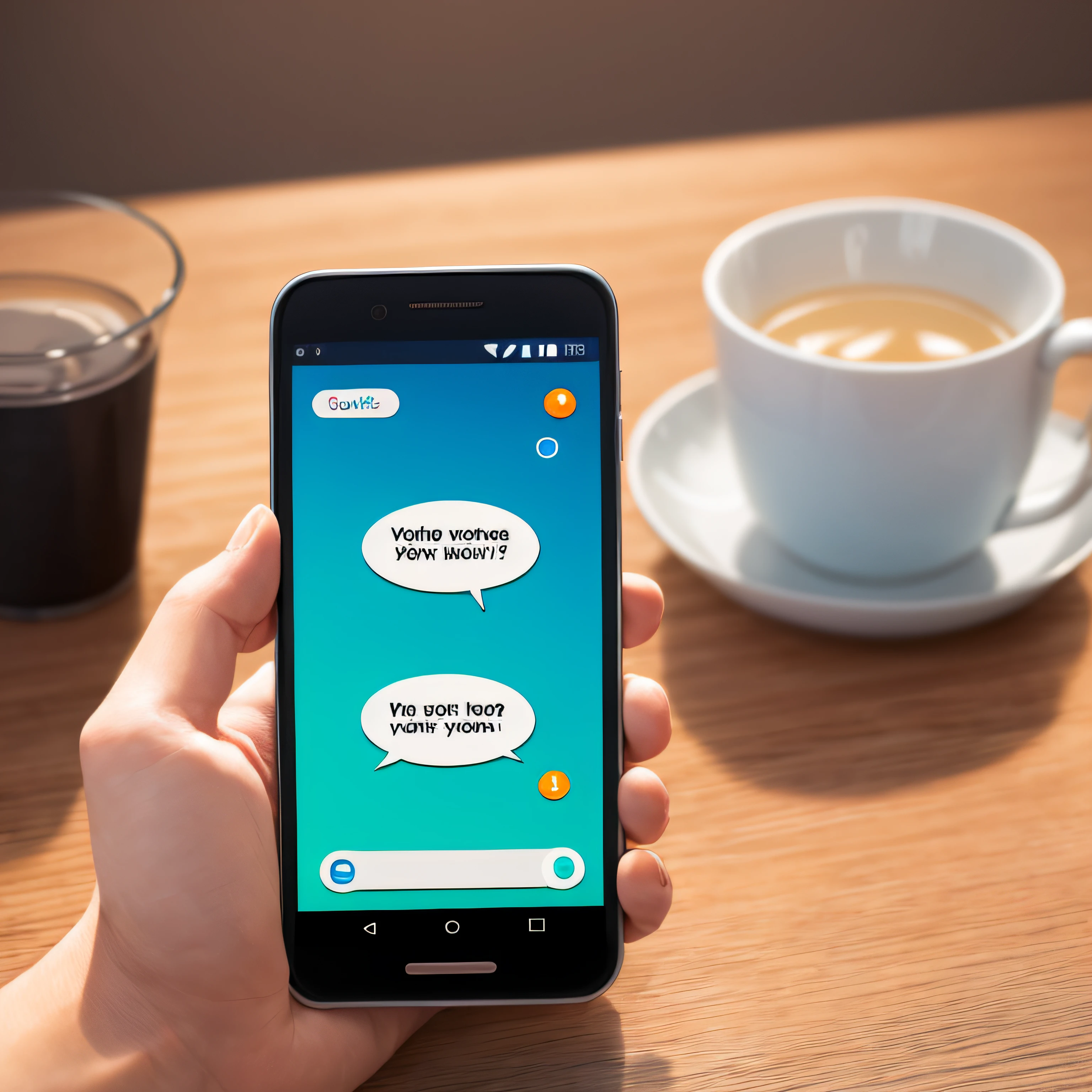 Smartphone Voice bubbles