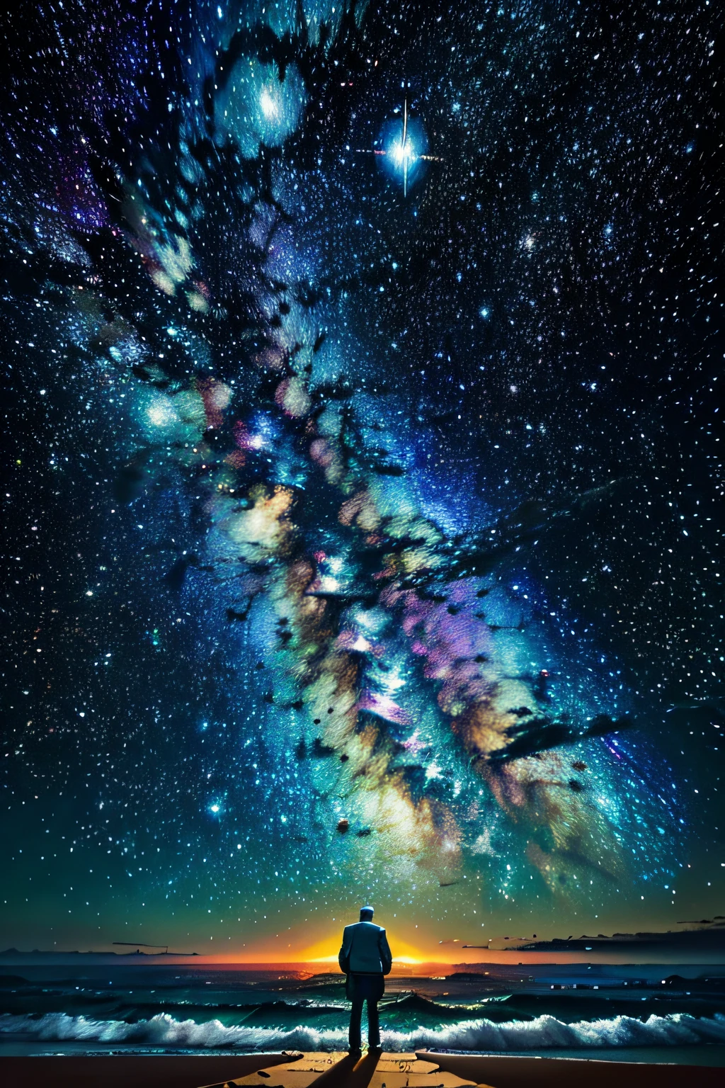 The existence of God,The greatness of nature,inappreciable,Van Gogh's starry sky,hyper HD