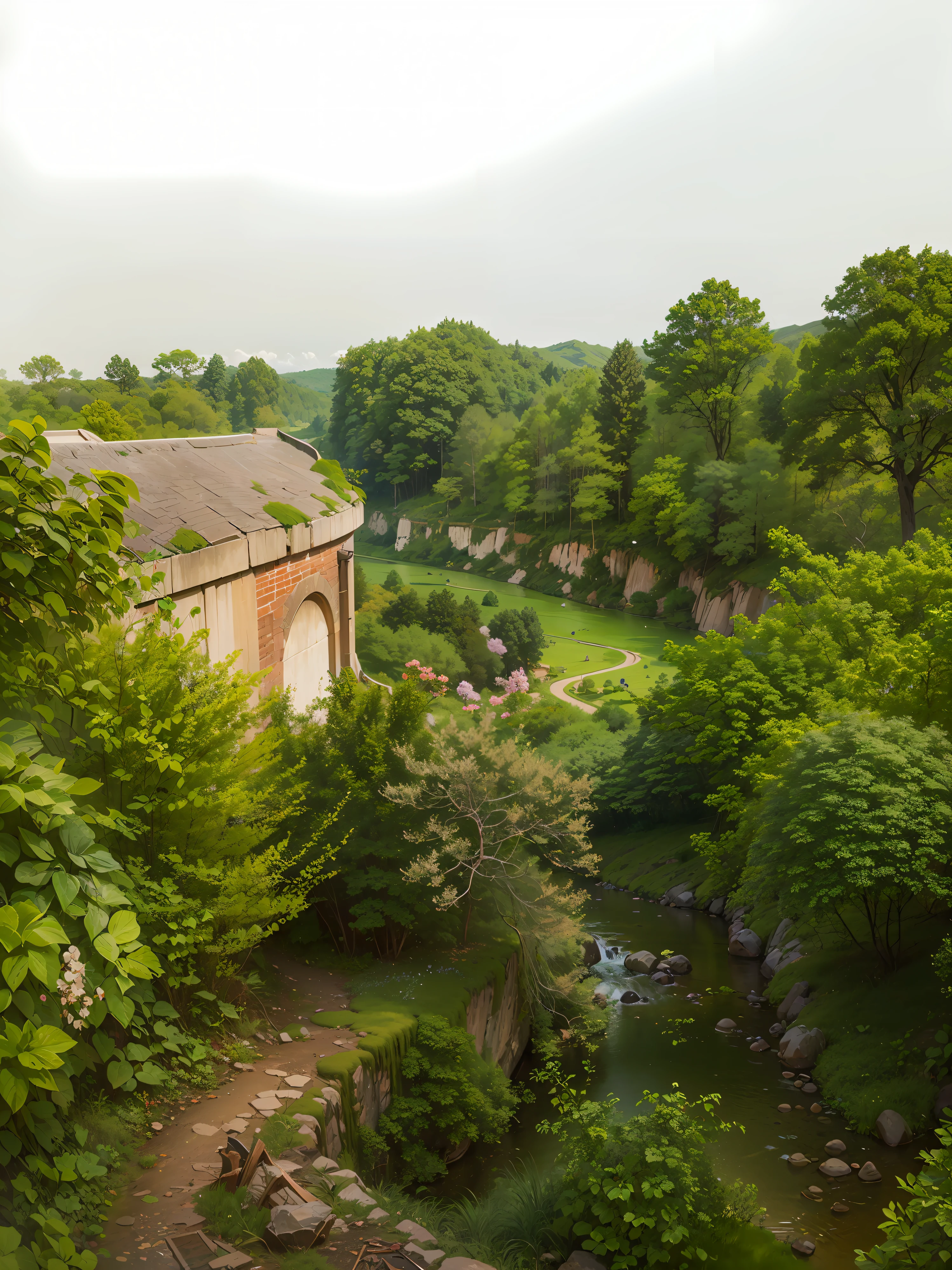 landscape,water,(extremely detailed CG unity 8k wallpaper), most beautiful artwork in the world,professional majestic oil painting,intricate, High Detail, Sharp focus, dramatic, photorealistic painting art