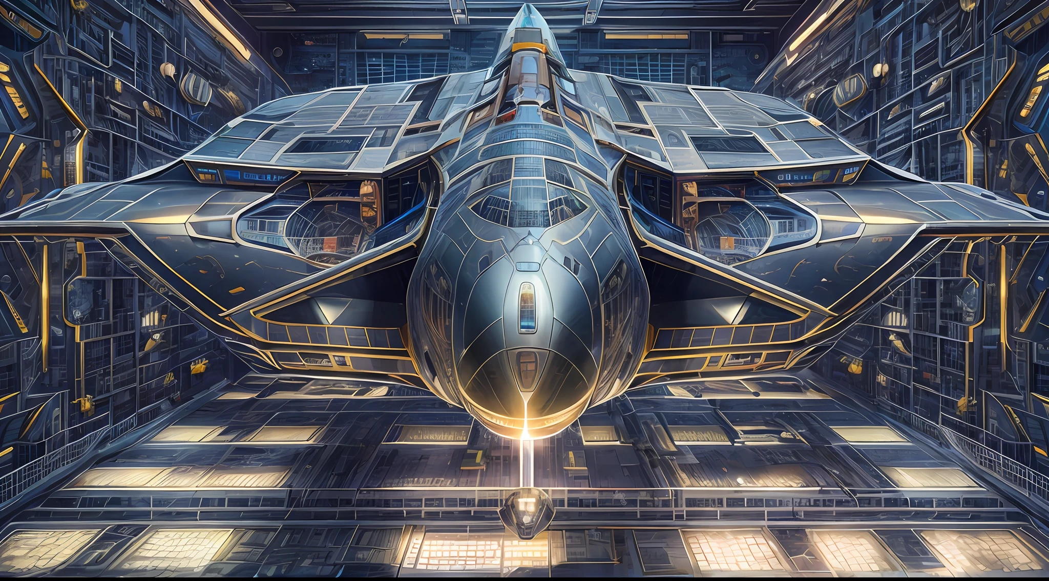 space ship,The future is full of technology,Complex symmetrical structure,Ultra-detailed graphics,glittery,(The spacecraft has a strong metallic luster:1.3),Cockpit exterior,Close up in the middle and near range,Silvertone,Streamlined,Space scene:1.3,(Earth background:1.3),rendering by octane,Ultra photo realsisim,hyper realisitc,A masterpiece of science fiction,Cinematic texture,hyper photorealism,Premium wallpapers,Master masterpieces,offical wallpaper.(Screen Living:1.3),bird's eyes view:1.3
