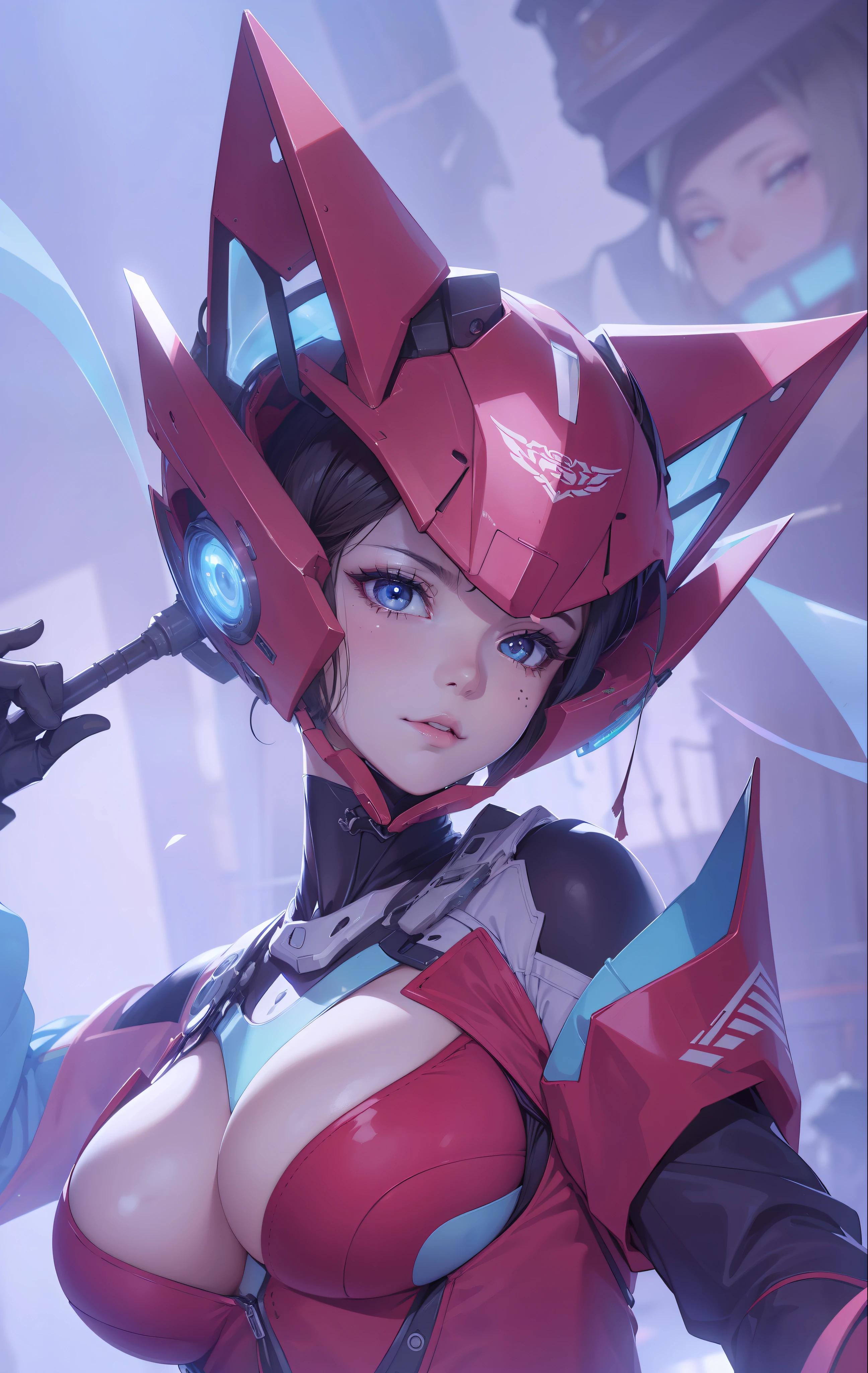 独奏, (((very vey very detailed face))),((very detailed eyes and faces))),beatiful detailed eyes,Body parts__,offcial art,Unified 8k wallpaper,ultra-detailliert,Beautiful and beautiful,big breasts beautiful,tmasterpiece,best qualtiy,primitive,tmasterpiece,ultra fine photos,best qualtiy,超高分辨率,photorealistic realism,rays of sunshine,full-body portraits,stunningly beautiful,,dynamicposes,delicated face,Vibrant eyes,(From the front side), She wears a pink mech suit,详细的脸,detailed complex busy background,Untidy,opulent,highly detailedskin,Realistic details of skin,Visible pores,Clear focus,volume fog,8K UHD,digital SLR camera,high qulity,filmgrain,White skin of the,photo-realism,Pink big breasts