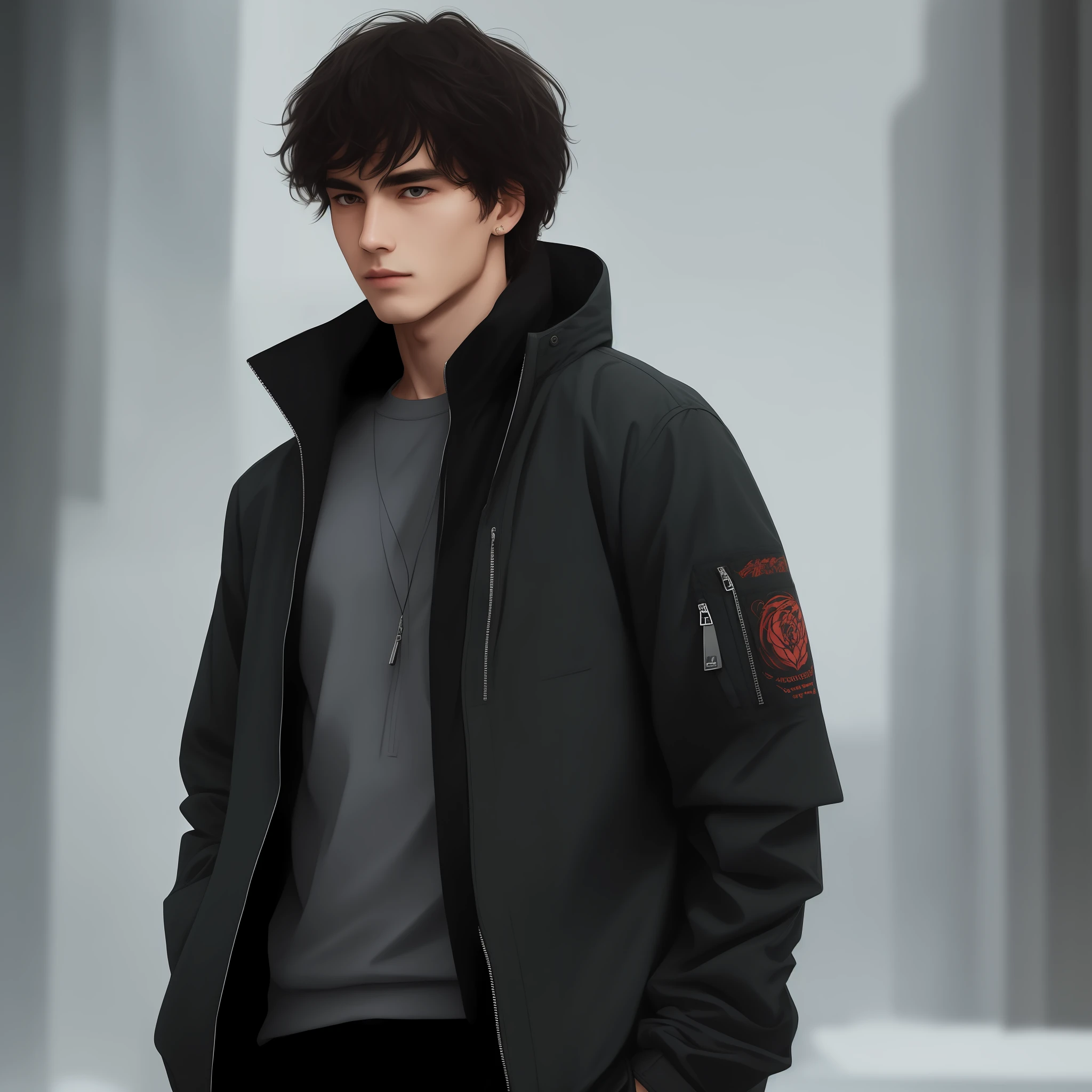 Mysterious guy in jacket