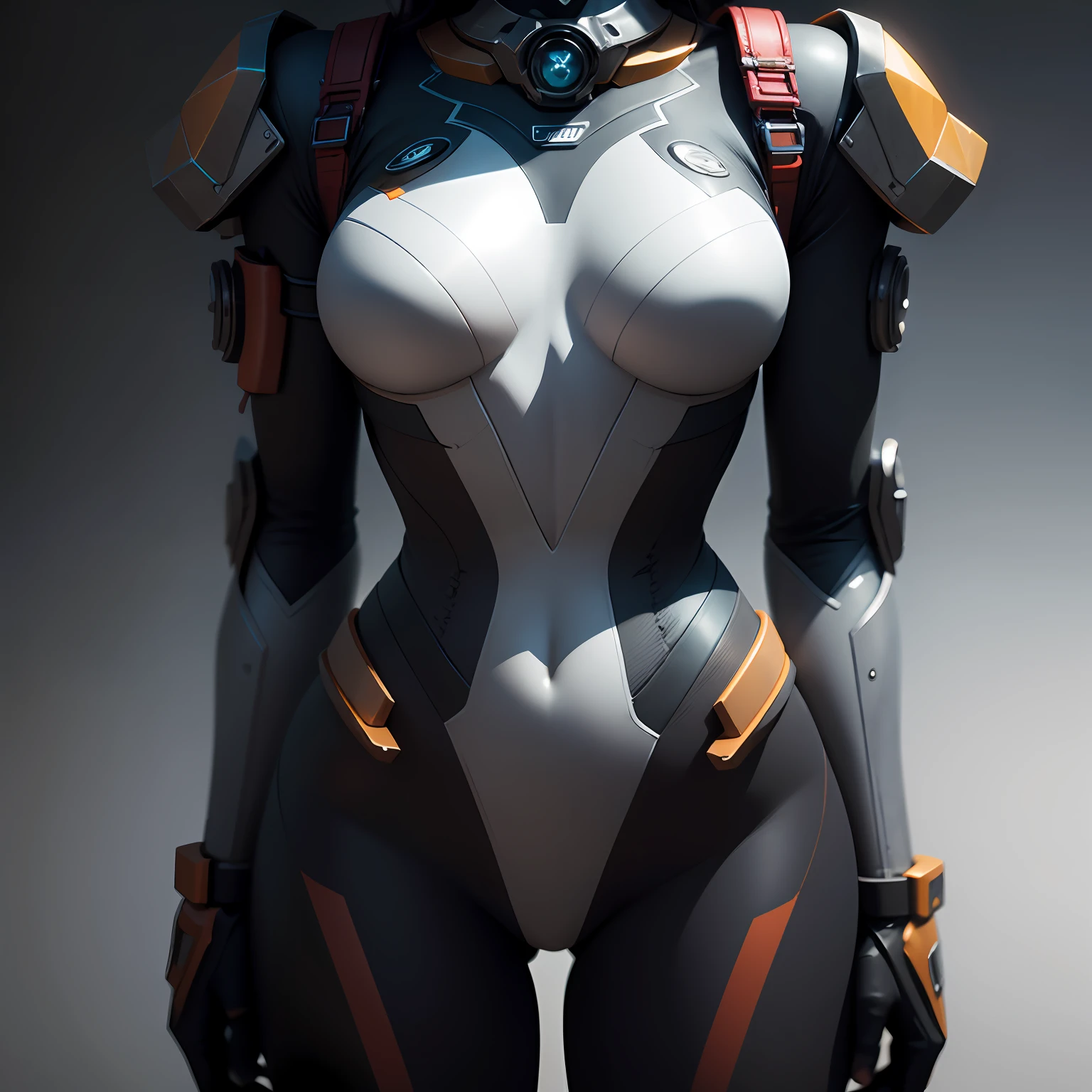 best qualtiy,tmasterpiece,detail depiction:1.9,3D,A beautiful cyberpunk female image,High-density imagery,HighDynamicRange,Ray traching,NVIDIA RTX,Hyper-Resolution,Unreal 5,Subsurface scattering、PBR Texture、post-proces、Anisotropy Filtering、depth of fields、maximum definition and sharpness、Many-Layer Textures、Albedo e mapas Speculares、Surface coloring、Accurate simulation of light-material interactions、perfectly proportions、tightsuit、Perfect dissection、rendering by octane、Two-colored light、largeaperture、Low ISO、White balance、the rule of thirds、8K raw data、Realistic lighting,cold light,mechs,detail-rich,Bottom-up perspective,Depict the chest contour in detail