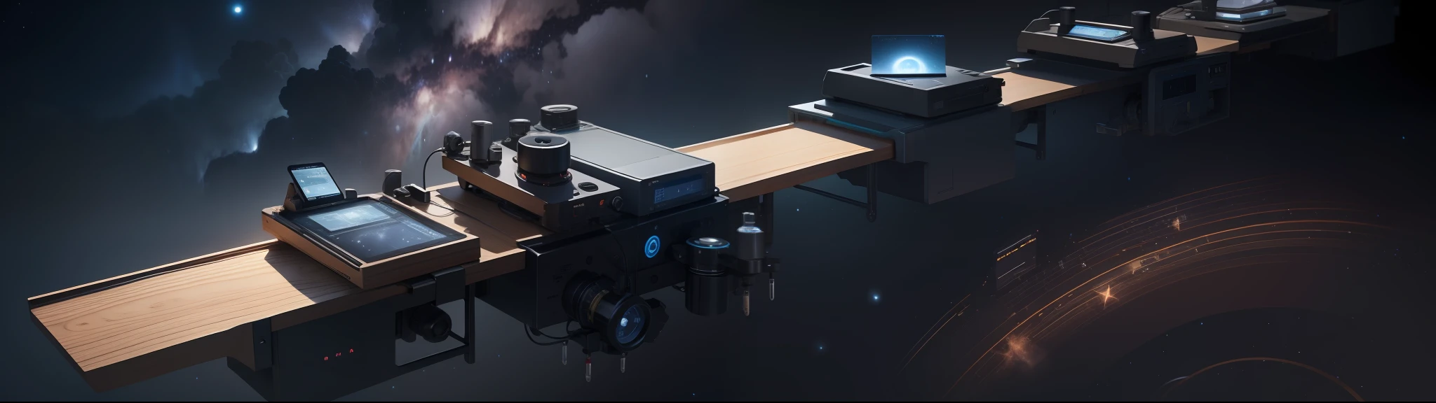 Precise details,sense of science and technology、Intelligent,Vast starry sky --auto