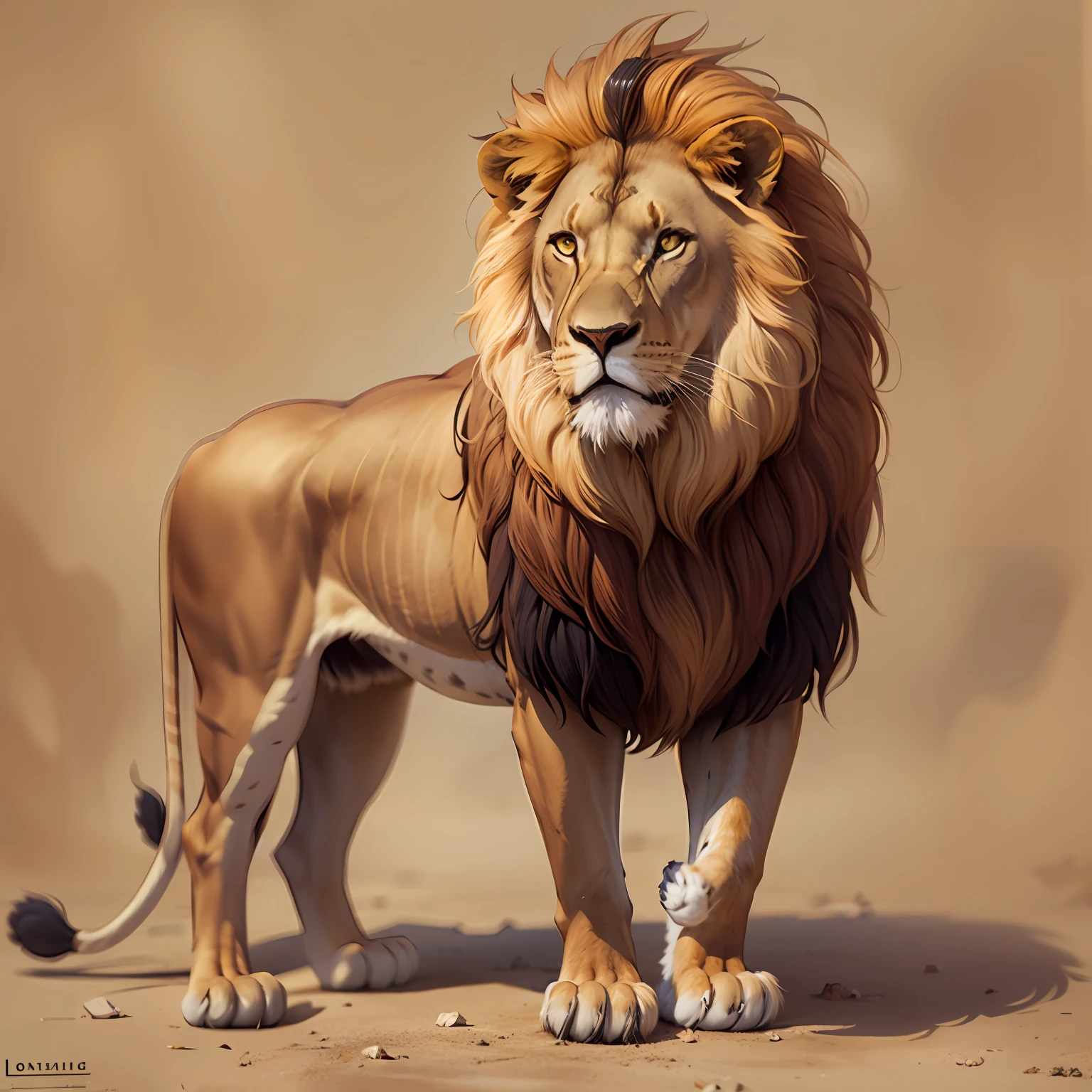 lion full body
