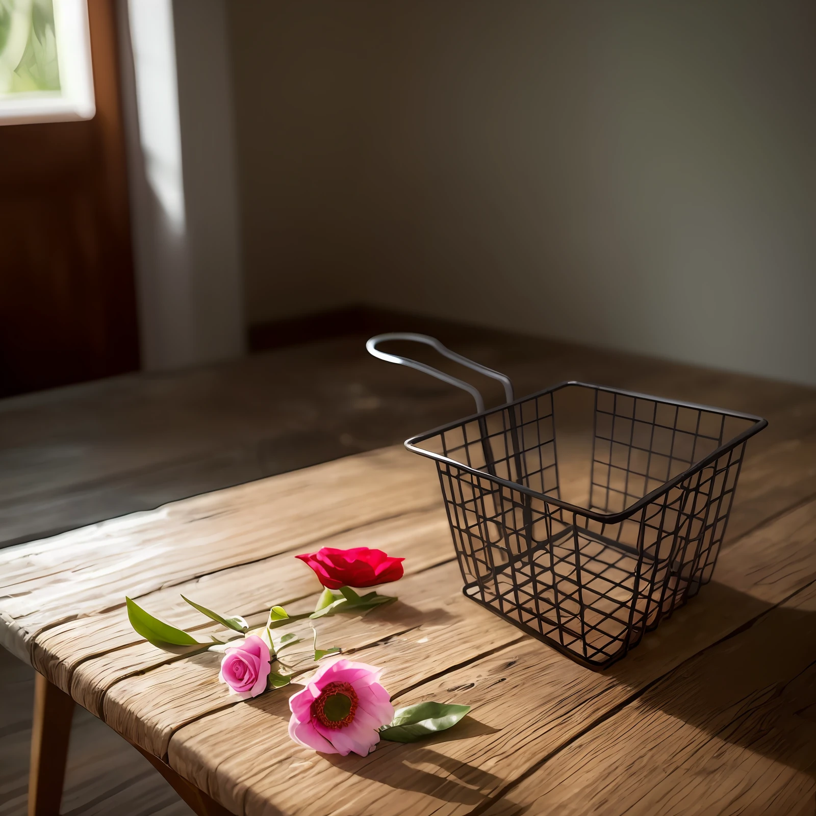 High-quality masterpieces,On a table are the items in the picture,There is a table background,Flowers next to it,There are plants,The items in the picture remain unchanged,Perfect light and shadow,Shiny,The items in the picture remain unchanged,Good detailing,There are greenery on the table,Lifelike,high detal, 8K, profesional photo, delicated, Clarity, On a table, Inside the house,, tmasterpiece, (pretty), (Realistis),3 points plot