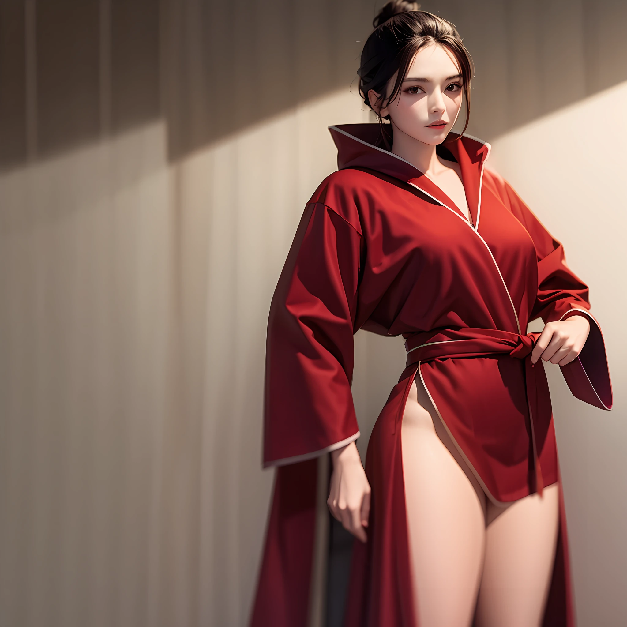 Red robe beauty,photorealestic