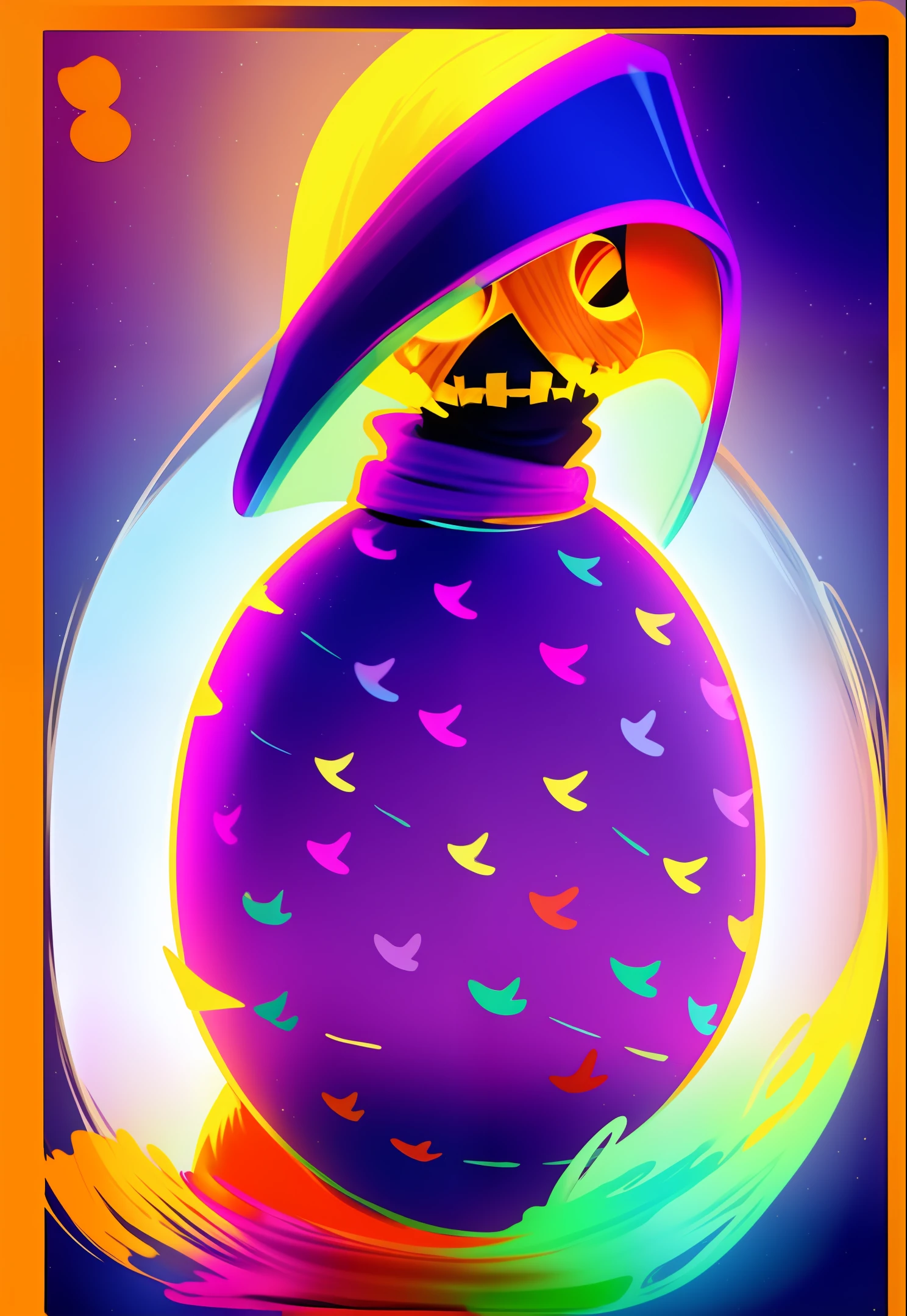 Stickers,fantasioso,tierno,kawaii,mistico,magico,colores fantasia,color lila,color turqueza,halloween