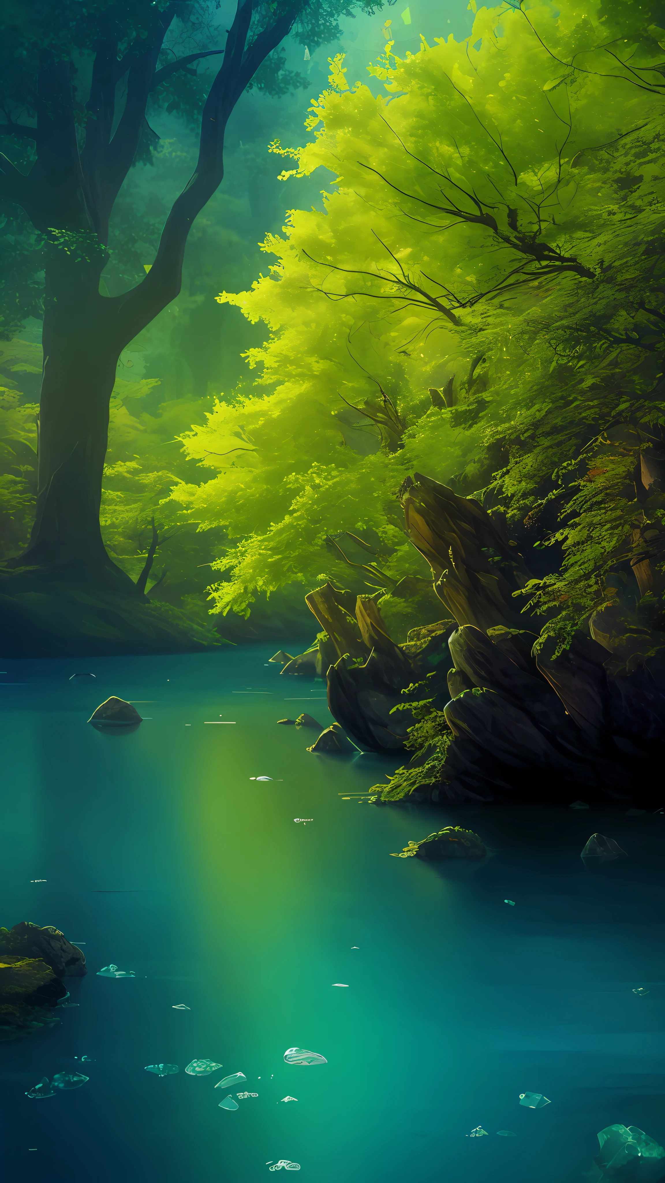 Masterpiece, best quality, high quality, extremely detailed CG unity 8k wallpaper, vast and quiet coniferous forest stretching to the horizon, lush green trees harmoniously gathered together, fresh breeze whispering through the leaves, frozen ground Topped with crystal snow, creating stunning peaceful landscapes, bokeh, depth of field, HDR, bloom, chromatic aberration, photorealism, highly detailed, trending on artstation, trending on CGsociety, intricate, high detail, dramatic, art by midjourney