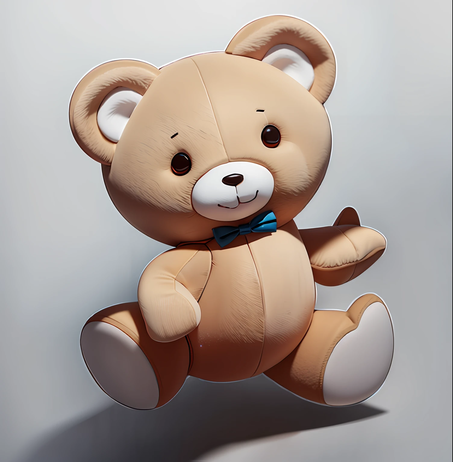 There is a teddy bear with a bow tie, High quality material BSSRDF, gucci clothes, bearbrick, toy bear, guccimaze, 2 0 2 0 fashion, abcdefghijklmnopqrstuvwxyz, wondrous, Surprising, Teddy bear with gun, Fashionab, High quality]