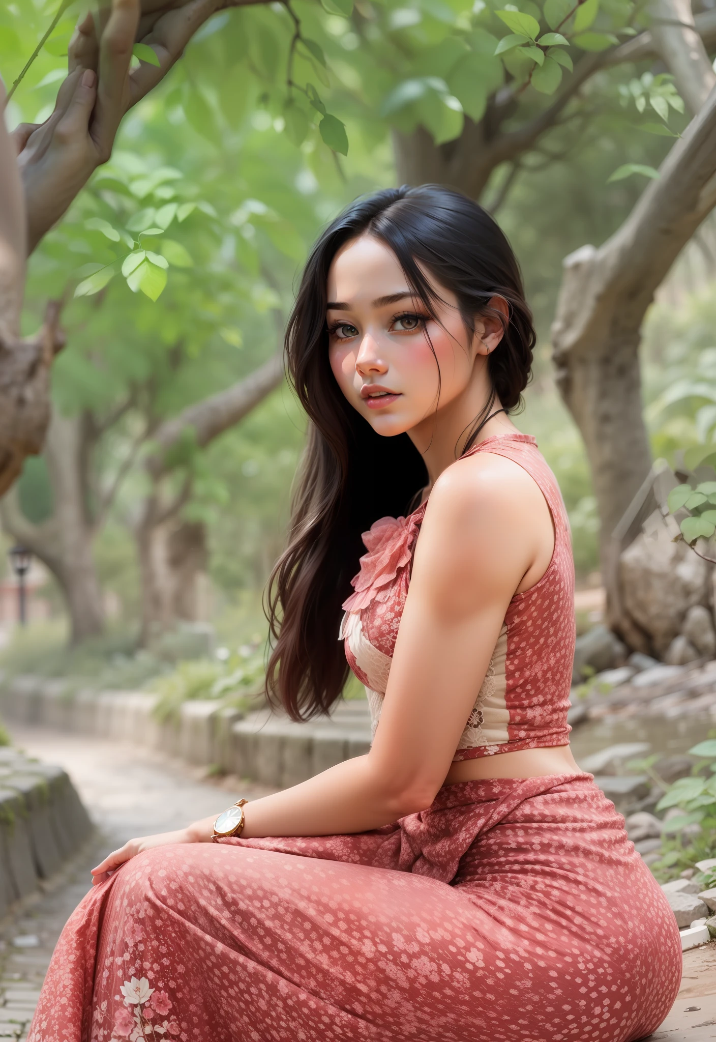 A pretty girl