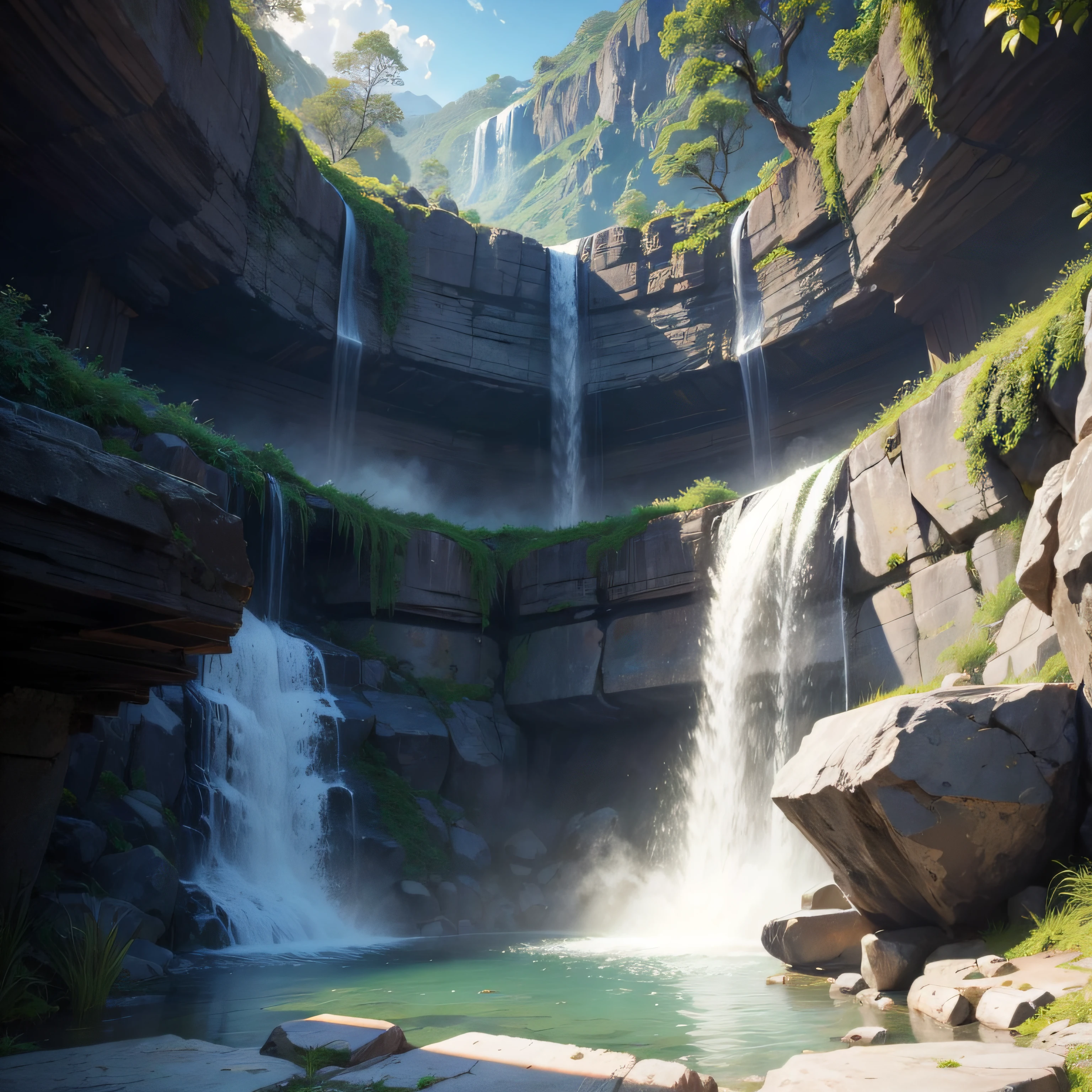Waterfall Basin Superb view Sunnyday