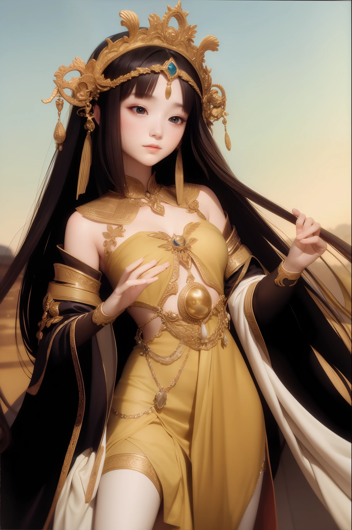 Venus embraces the sun god