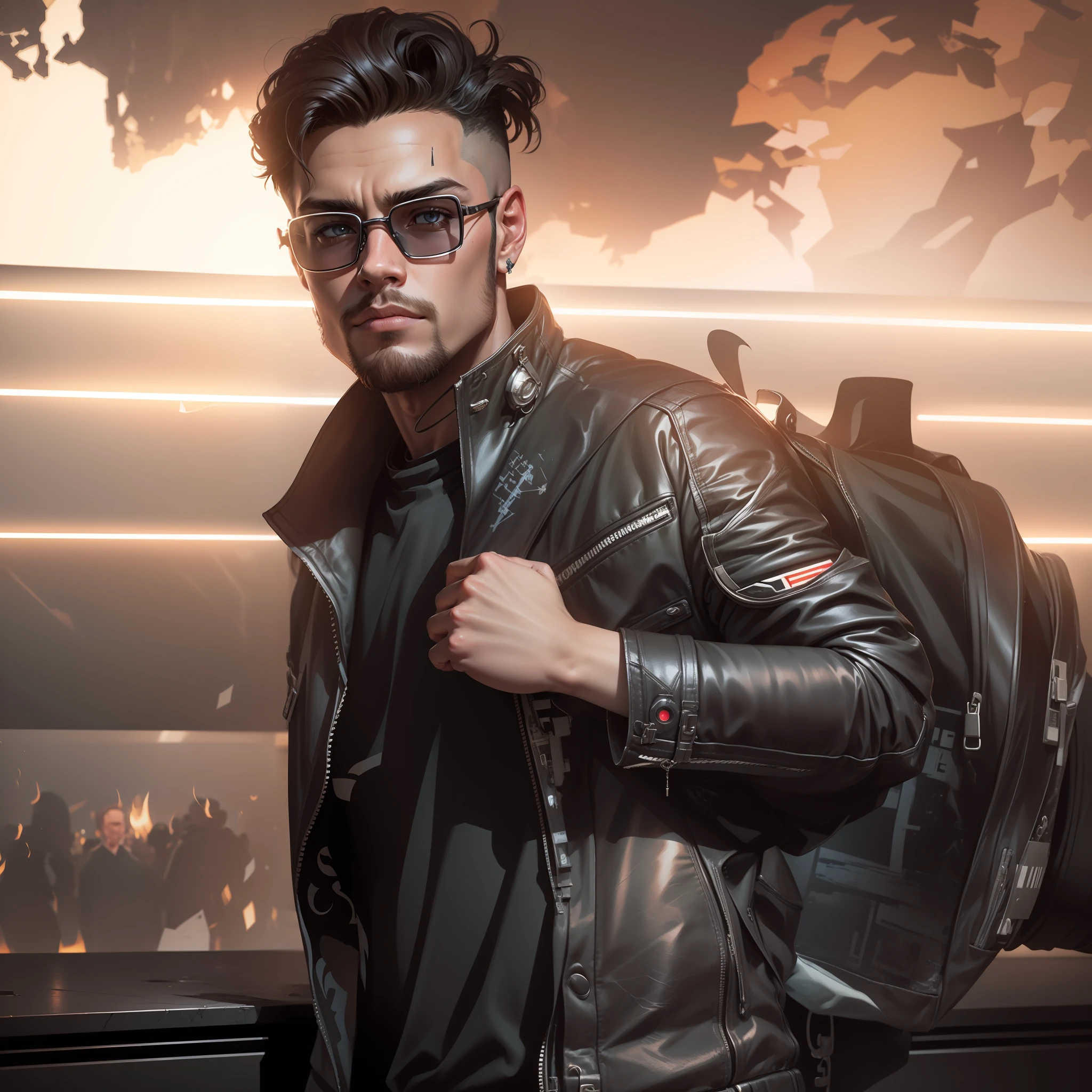 Change Background cyberpunk handsome
boy, realistic face, 8k, ultra realistic