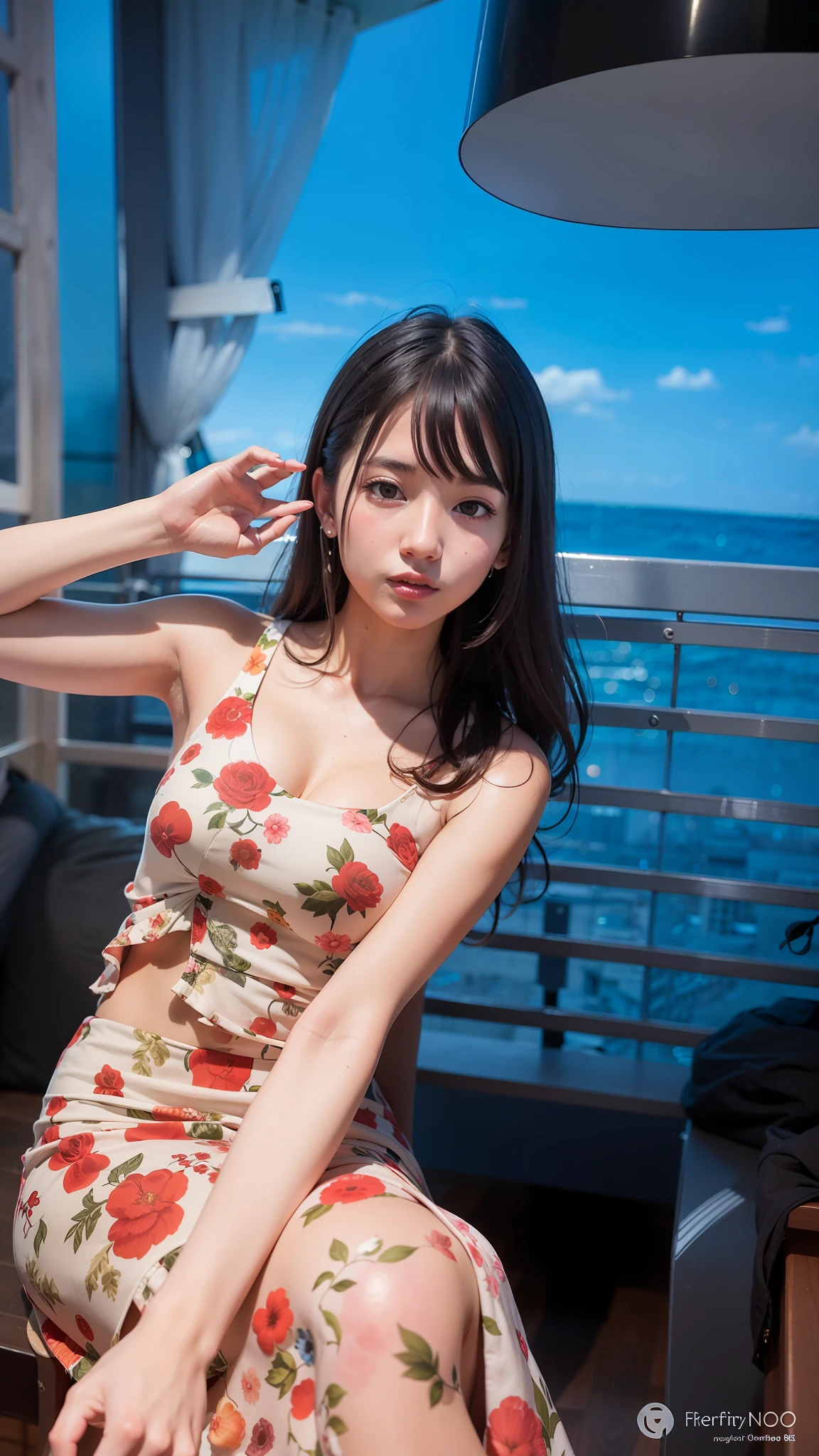 there is a woman sitting on a bench in a room, Profile image, photo of slim girl, 2 8 years old, 2 7 years old, 2 2 years old, personal profile picture, 2 3 years old, 19-year-old girl, Profile picture, dang my linh, 2 9 years old, 1 8 I, 2 4 year old female model