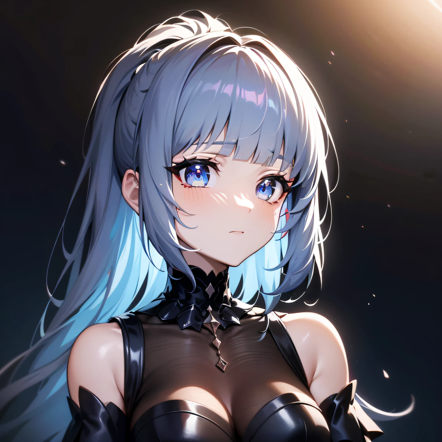masterpiece, best quality, 8k, absurdres, beautiful girl, (night, upper body, dark background:1.4), (classical dress:1.6), dark studio, rim lighting, dimly lit, low key, ultra realistic, highres, photography, film grain, chromatic aberration, depth of field, sharp focus, HDR, facelight, dynamic lighting, cinematic lighting, professional shadow, dark shadow, highest detailed, extreme detailed, ultra detailed, finely detail, real skin, delicate facial features, detailed face and eyes, sharp pupils, realistic pupils