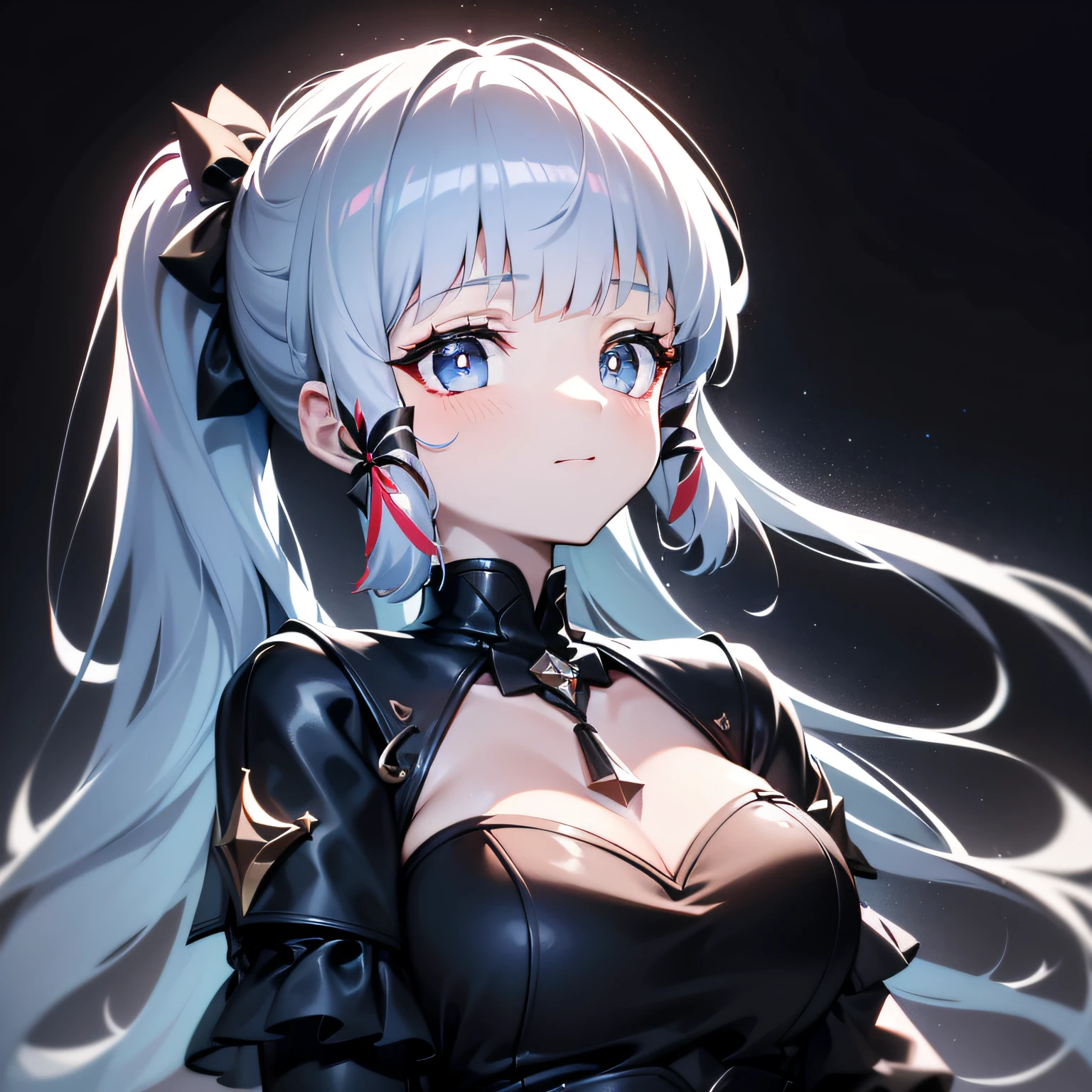 masterpiece, best quality, 8k, absurdres, beautiful girl, (night, upper body, dark background:1.4), (classical dress:1.6), dark studio, rim lighting, dimly lit, low key, ultra realistic, highres, photography, film grain, chromatic aberration, depth of field, sharp focus, HDR, facelight, dynamic lighting, cinematic lighting, professional shadow, dark shadow, highest detailed, extreme detailed, ultra detailed, finely detail, real skin, delicate facial features, detailed face and eyes, sharp pupils, realistic pupils