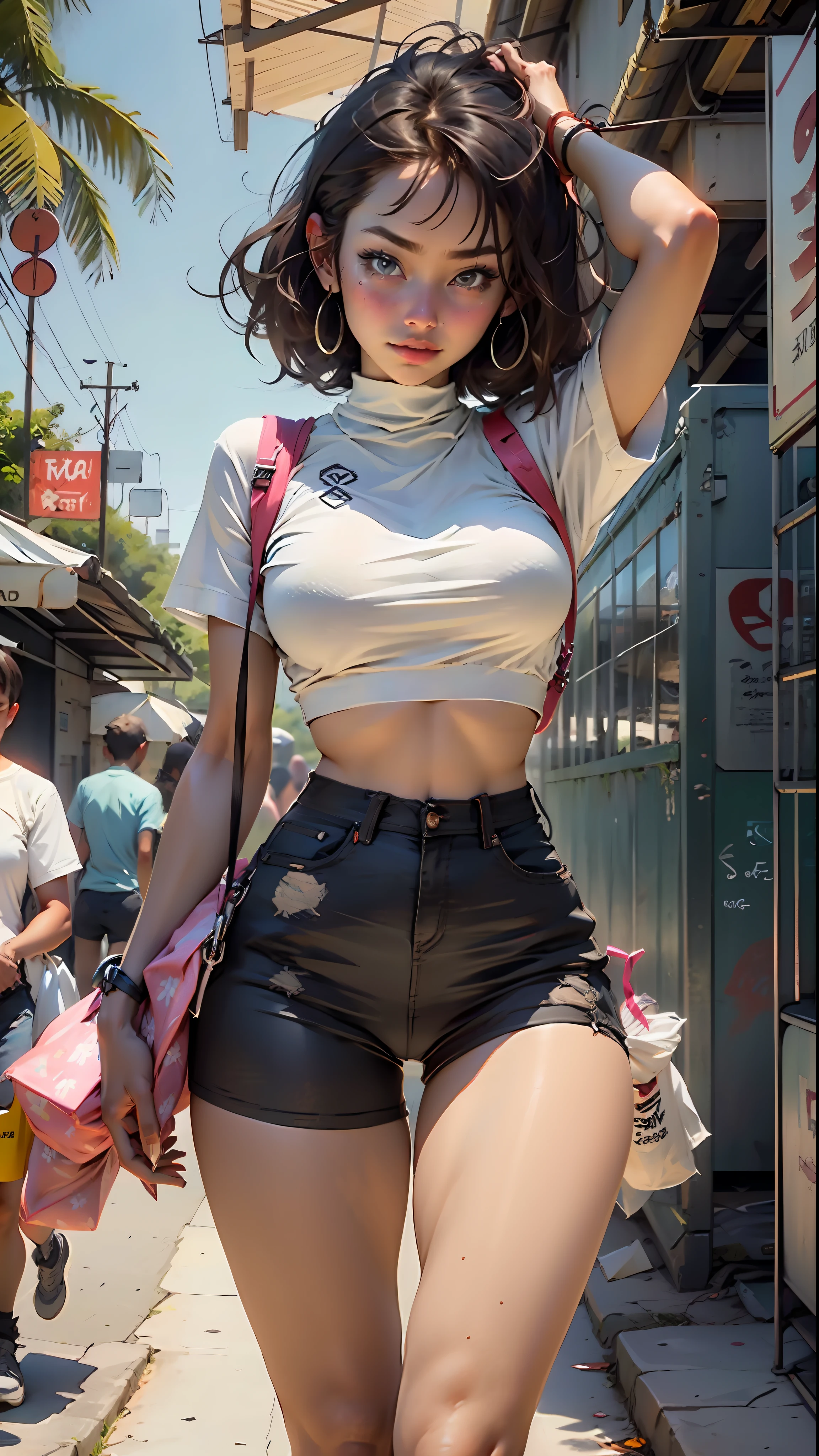Woman body definition big breasts,Large sagging breasts,Thick thigh cybernetics body parts,Short underwear,