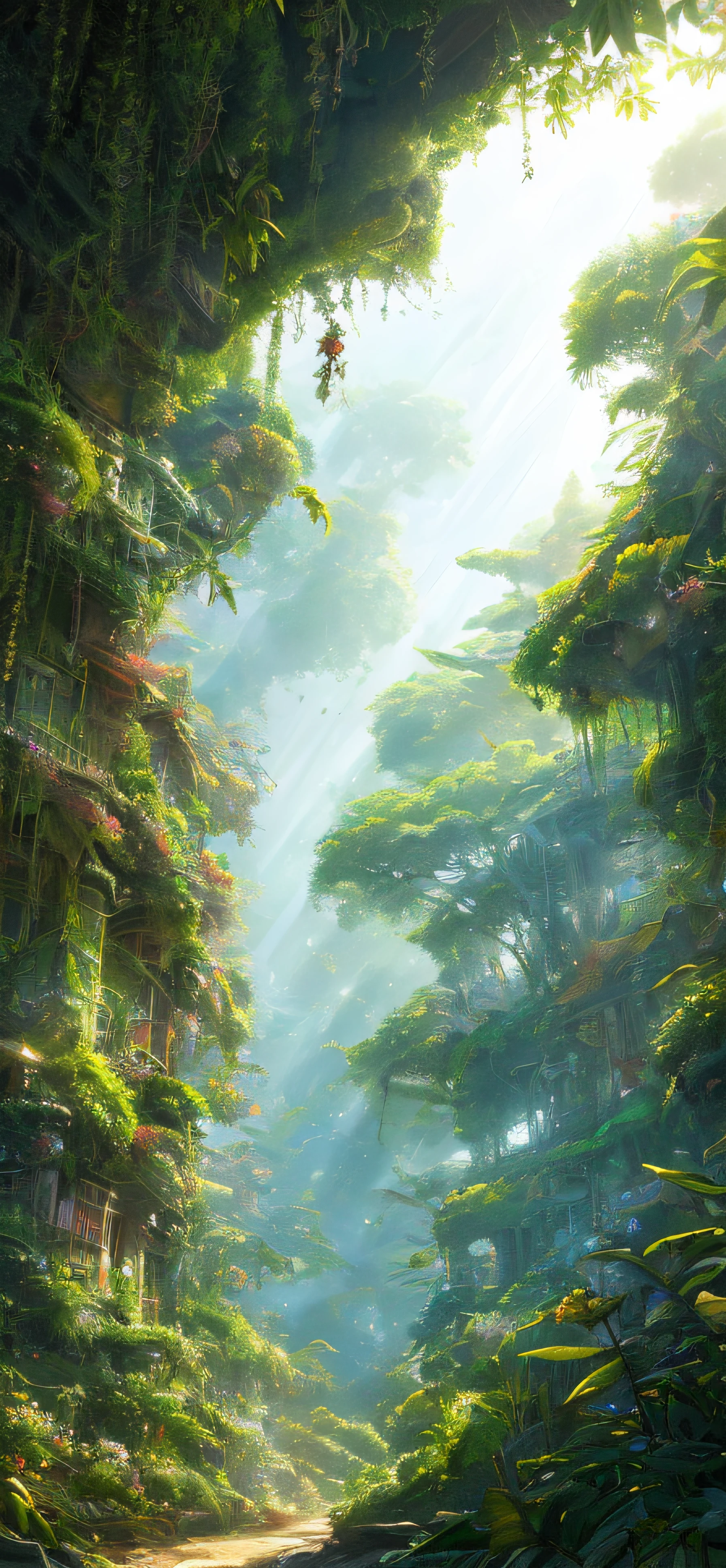 Digital illustration, Detailed and intricate, The dense jungle is full of exotic plants and animals, Sunlight shines through the canopy，Produces a mottled effect. In the style of Yoshitaka Amano and Hayao Miyazaki, Masterpiece, Proportional, Detailed, trending on artstationh, Beautiful lighting, Realistic, Intricate, Award-Awarded, 4K, highest quality
Award-winning, Yoshitaka Amano's style 4K digital painting. Detailed and intricate depiction of a zombie apocalypse, cleverly capturing the chaos and drama of the scene. Beautiful lighting and cinematic composition make this piece a true masterpiece, trending on artstationh,8K,photorealestic