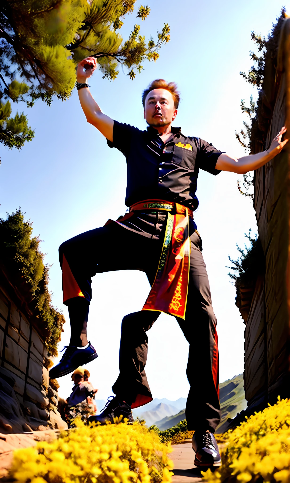 Musk, The richest man in the world, Dance on the Loess Plateau