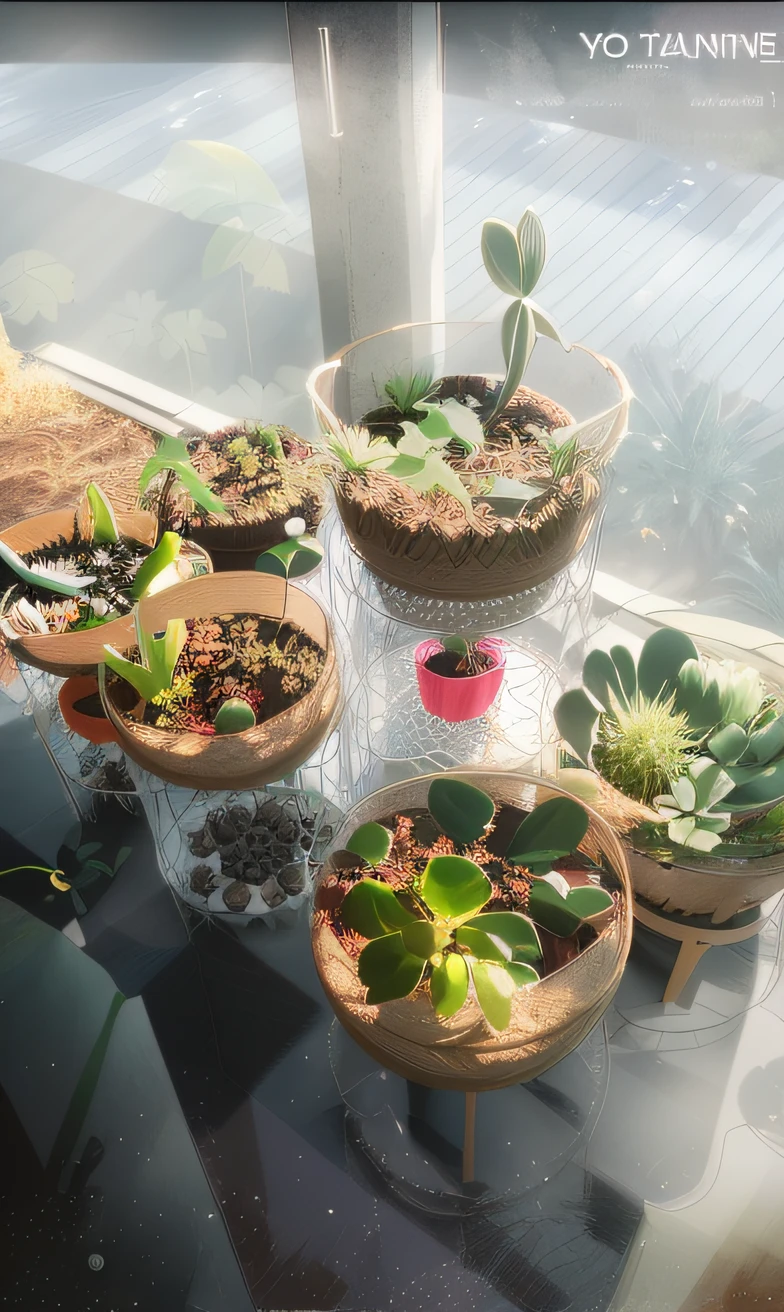 Animate plants and backgrounds