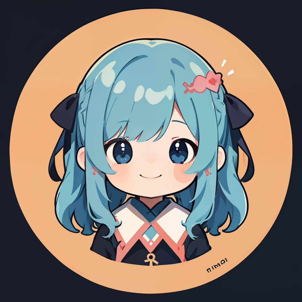 超A high resolution, nffsw, Best aesthetic, Best Quality, masutepiece, Flat Avatar, Perfect litthing、(colourfull、vivd colour: 1.4)、outside of house、a couple,Both have iridescent hair, They are in love and shy.Girl with shining eyes with cotton candy, a smile, hair adornments, Chibi, simple background, blue hairs, 耳环, X Hair ornament, jewely, side locks, large oval eyes,Flat Avatar, a smile, head shot, simple background, A dark-haired,