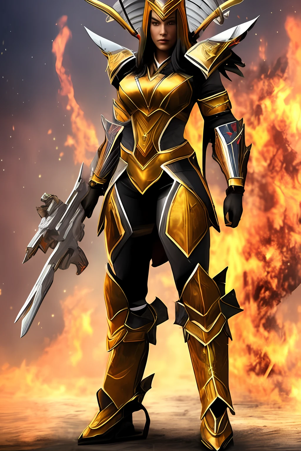 Mecha Female Warrior Scorpion King