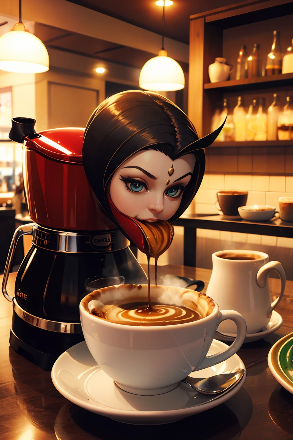 Uma xicara de cafe bem quente --auto