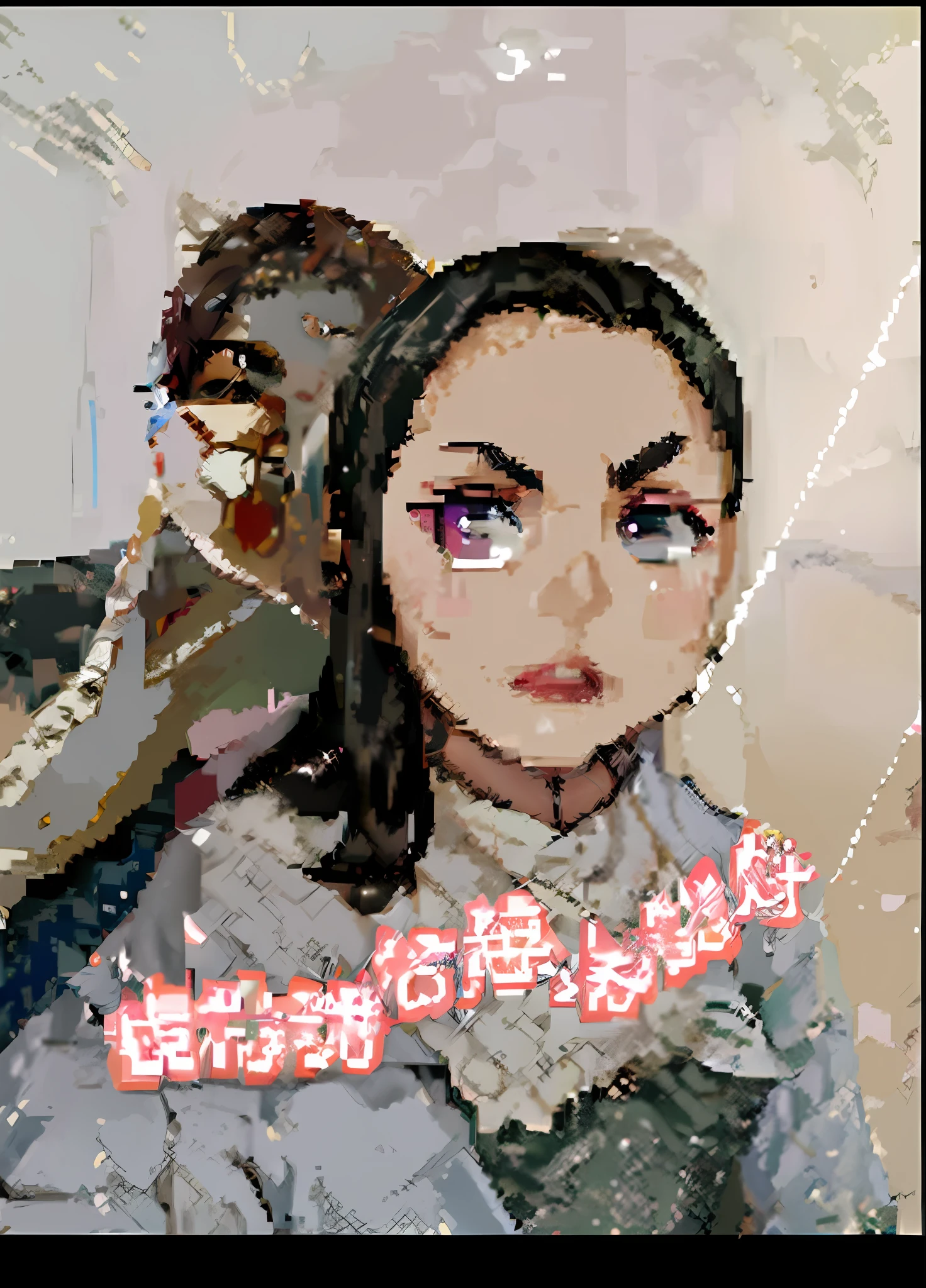 In the mirror, two women pose together for a group photo, 8k selfie photograph, Middle metaverse, zmonzheng, Weibo, Li Zixin, , xintong chen, wenfei ye, ☁🌪🌙👩🏾, xision wu, Ruan Jia and Fenghua Zhong, jinyiwei