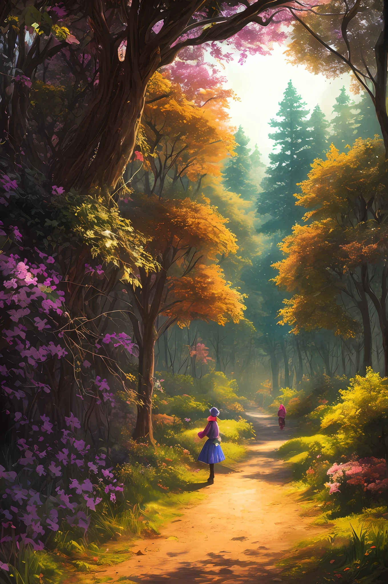 masterpiece, best quality, high quality,extremely detailed CG unity 8k wallpaper, An enchanting and dreamy scene of a fantasy forest, with towering trees, glowing mushrooms, and hidden fairy glens, creating a sense of mystique and enchantment, artstation, digital illustration, intricate, trending, pastel colors, oil paiting, award winning photography, Bokeh, Depth of Field, HDR, bloom, Chromatic Aberration ,Photorealistic,extremely detailed, trending on artstation, trending on CGsociety, Intricate, High Detail, dramatic, art by midjourney