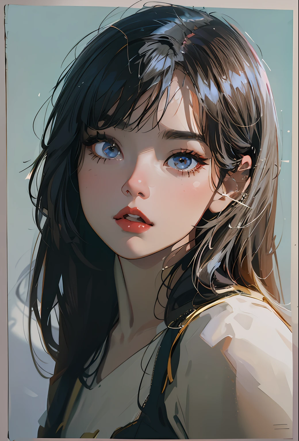 alafed asian woman，Long hair and black top, Shin Jinying, jaeyeon nam, Lee Ji-eun, lee ji eun, portrait of female korean idol, Gorgeous young Korean woman, Beautiful young Korean woman, beautiful Korean women, hwang se - on, Choi Hyun-hwa, cute korean actress, young lovely Korean faces, bae suzy