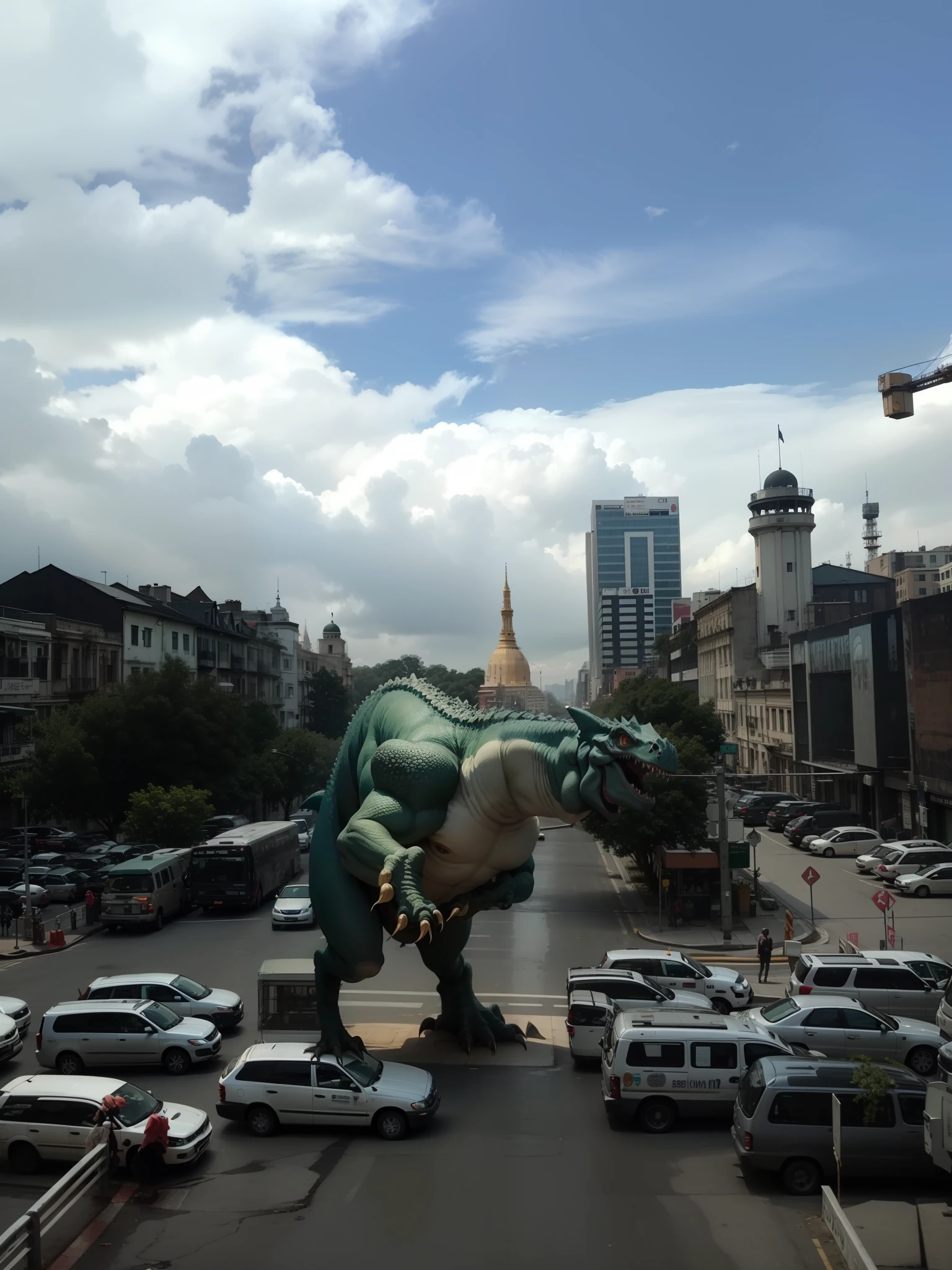 Dinosaur head