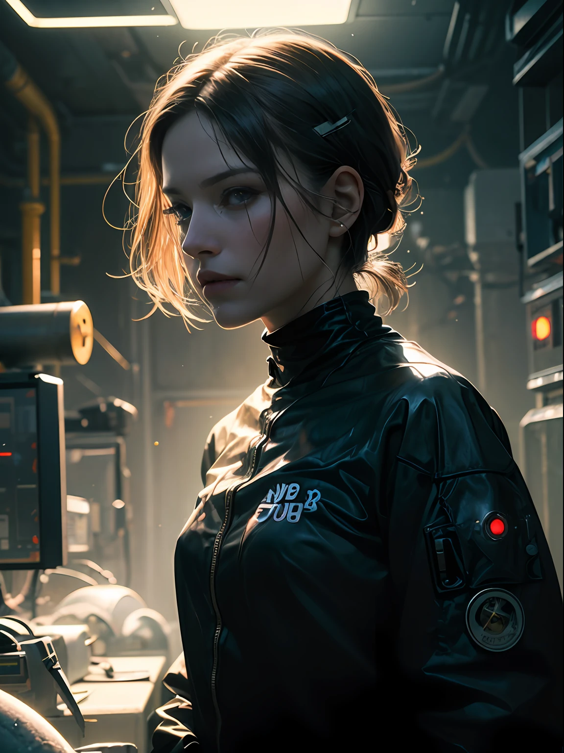 nffsw ,  Steve Jobs , Deviant Art, artstation on trending, Digital Art, detaileds, humanoide, Cinematic Show ,Cinematic lights, Steve Jobs,
