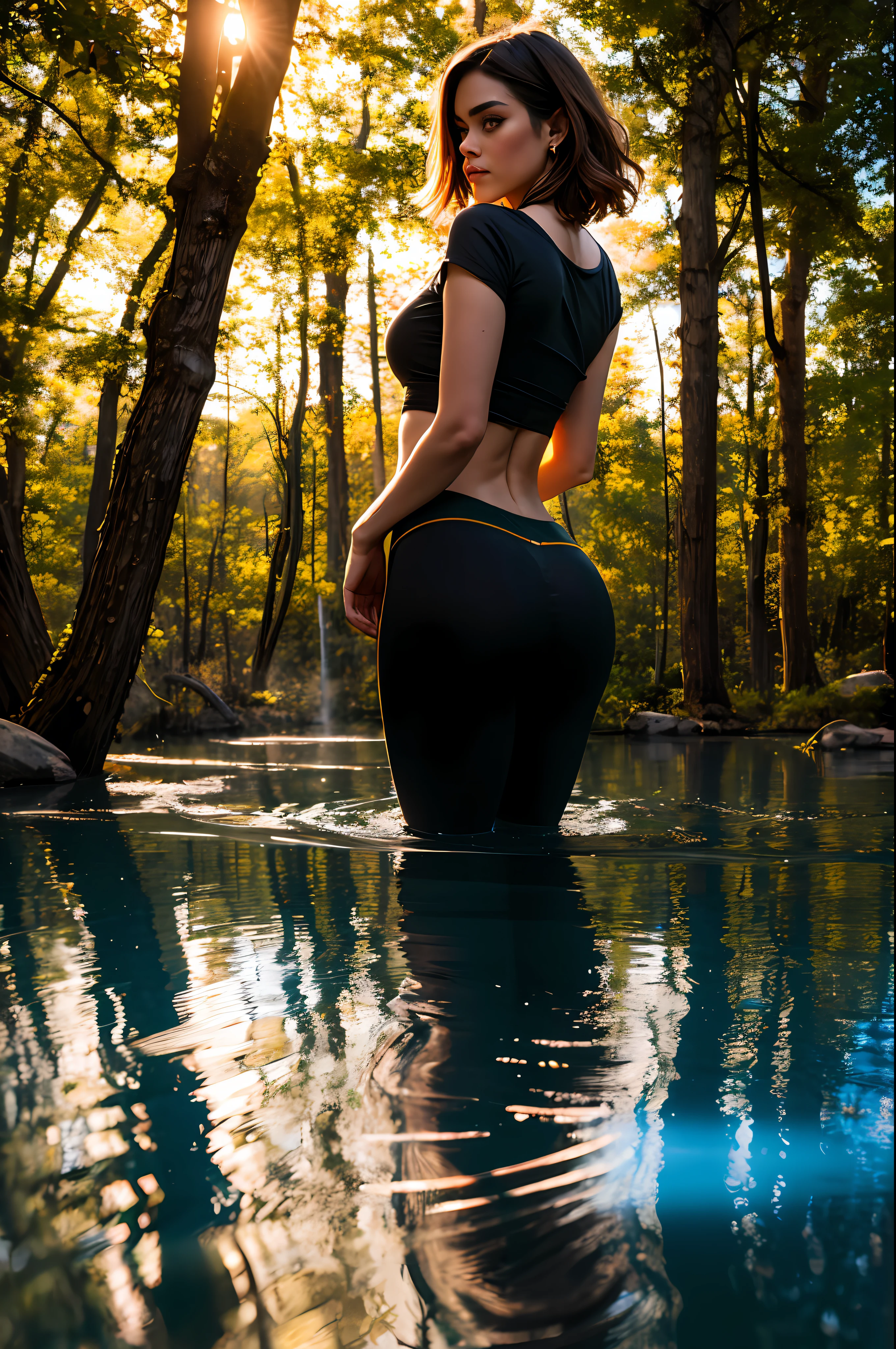 HDR, Masterpiece, (RAW photo, best quality), light shining through prism, ethereal, Volumetric lighting, Cycles rendering, Unreal Engine 5, parhelia, woman, eye shadow, shining pupil, steaming body, Particle effect, (dust, gust of wind:1.07), complex,  ultra detailed, photorealistic, 8k, anatomically accurate, High Resolution, Retina, Professional photograph, [Orange|Black|Green] Sunshine, gold filigree , natural, cinematic, post combat, high contrast, freckles, wavyhair, skirt, ass, High quality, Ultra high definition, 8k, hdr, masterpiece, volumetric lighting, Beautiful, forest, water, stars, foggy, fireflies, (((night,dark scene, dim lit))), highres,, raw image, photograph, masterpiece, best quality, woman, aqua eyes, blonde hair, closed mouth, earrings, staring at viewer, jewelry, shirt, short hair, mountain, solo, water, reflection, Masterpiece High definition Photograph swaying in the wind, volumetric lighting, optical flares, parhelia, Chromatic aberration, FOV90, Depth of field, Exposure, Macro, High dynamic range (HDR), Rule of thirds, Shutter 1/60, Telephoto, Wide-angle, Vignetting, White balance, Light painting,