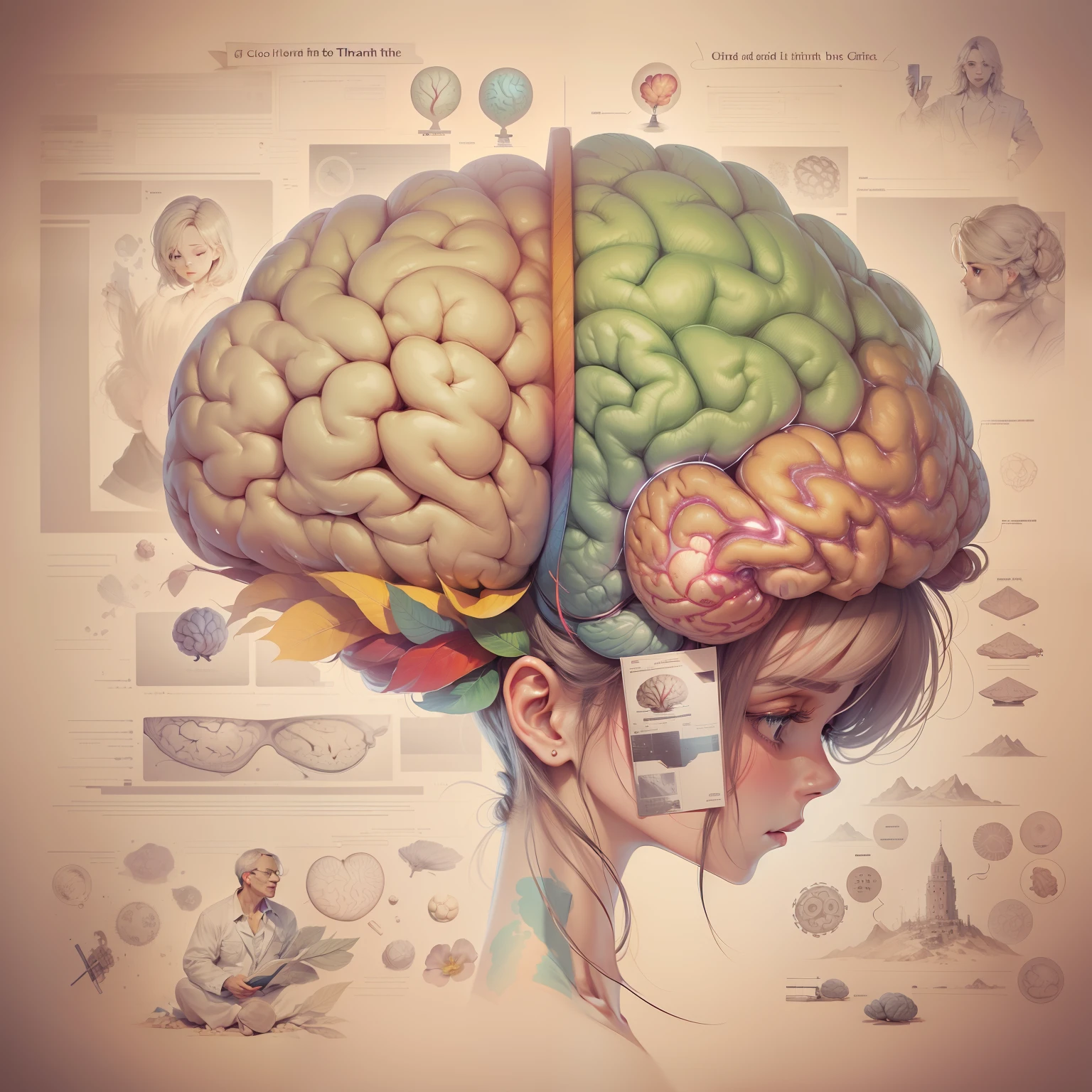 The brain is at the heart of our thinking,It consists of the instinctive brain、It is composed of three parts: the emotional brain and the rational brain