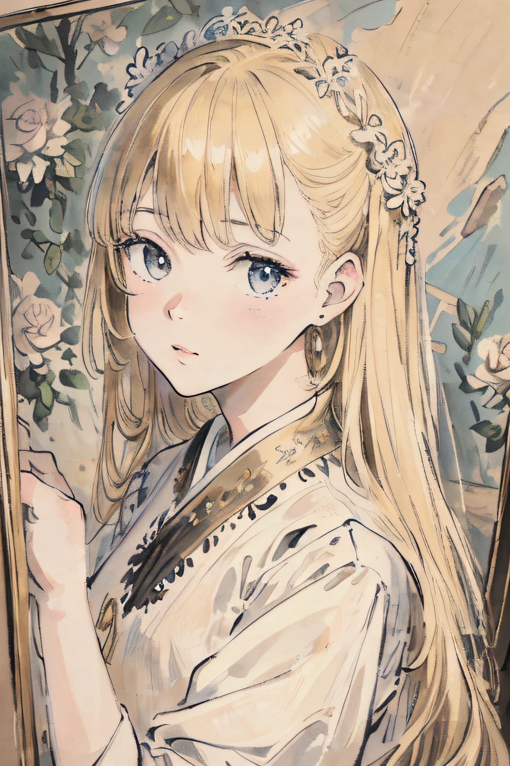 masterpiece, best quality, an extremely delicate and beautiful girl,an extremely delicate and beautiful, world masterpiece theater, ultra-detailed, highly detailed, best quality, blonde hair, highres, extremely detailed,1girl, best quality, illustration, looking at viewer, impasto, canvas, oil painting, realistic, realist ,real,