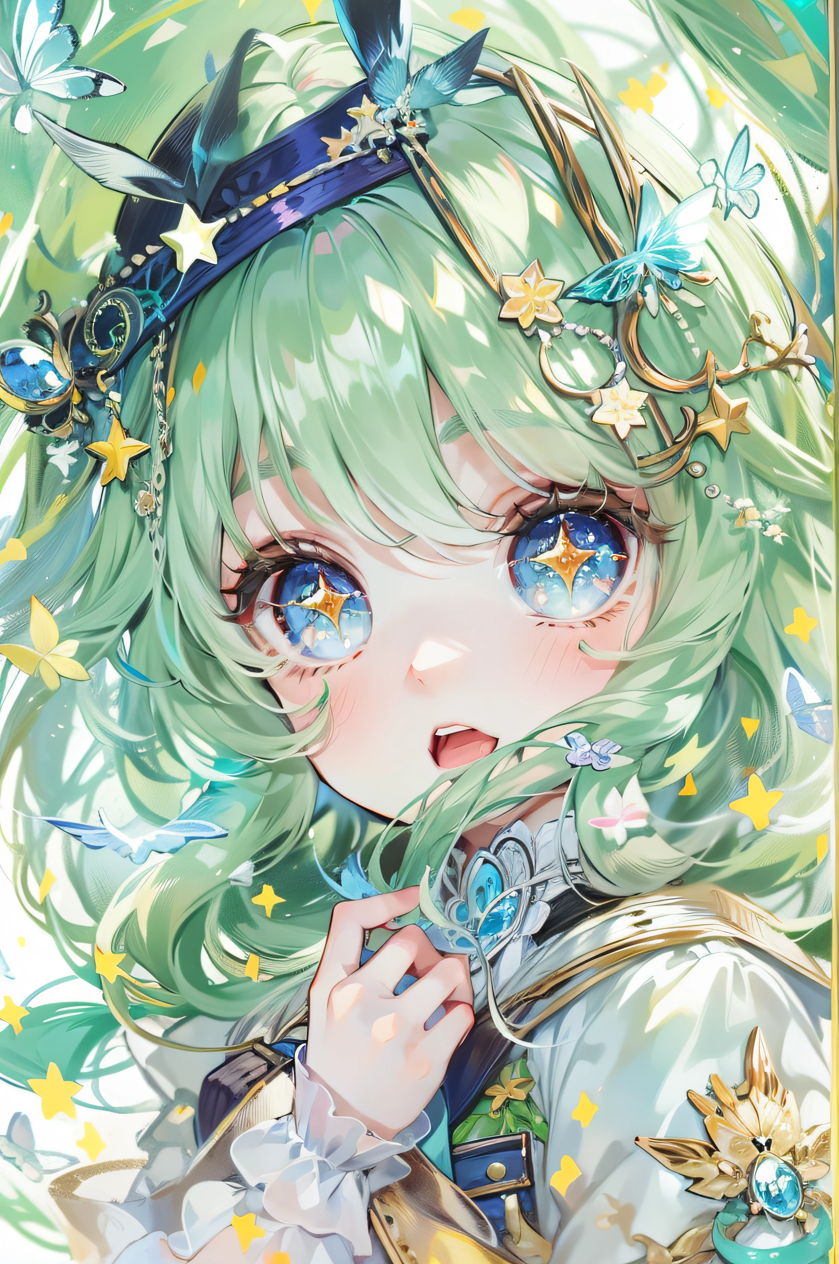 Guess child、eye、idol、animesque、Star Eyes、Sparkling eyes、Beautiful fece、kawaii、Fantasyart