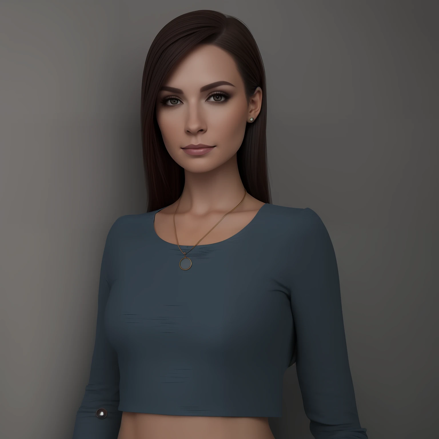 Super-Realistic potrait of Nataliya Aleksandrov standing at photoshoot location, worn a detailed texture chic casual outfit, Cinematic lighting, accent lighting, 35mm lens, beautiful