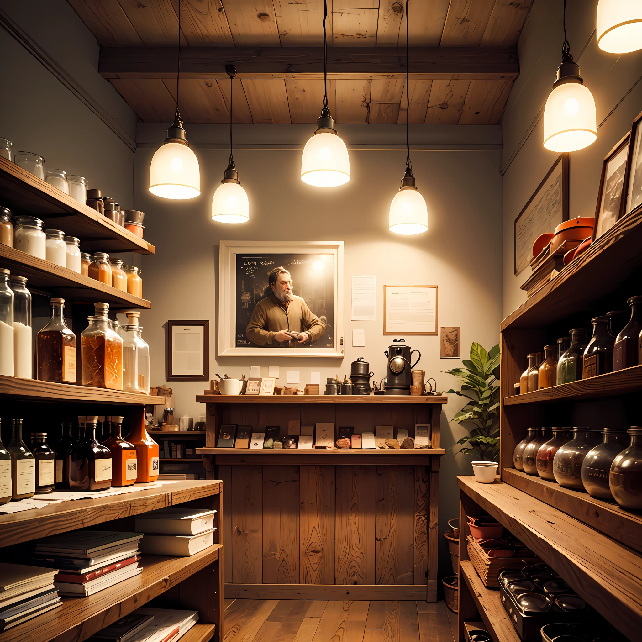 terroral,darkly,Metal shelves,Incandescent Lamps --auto