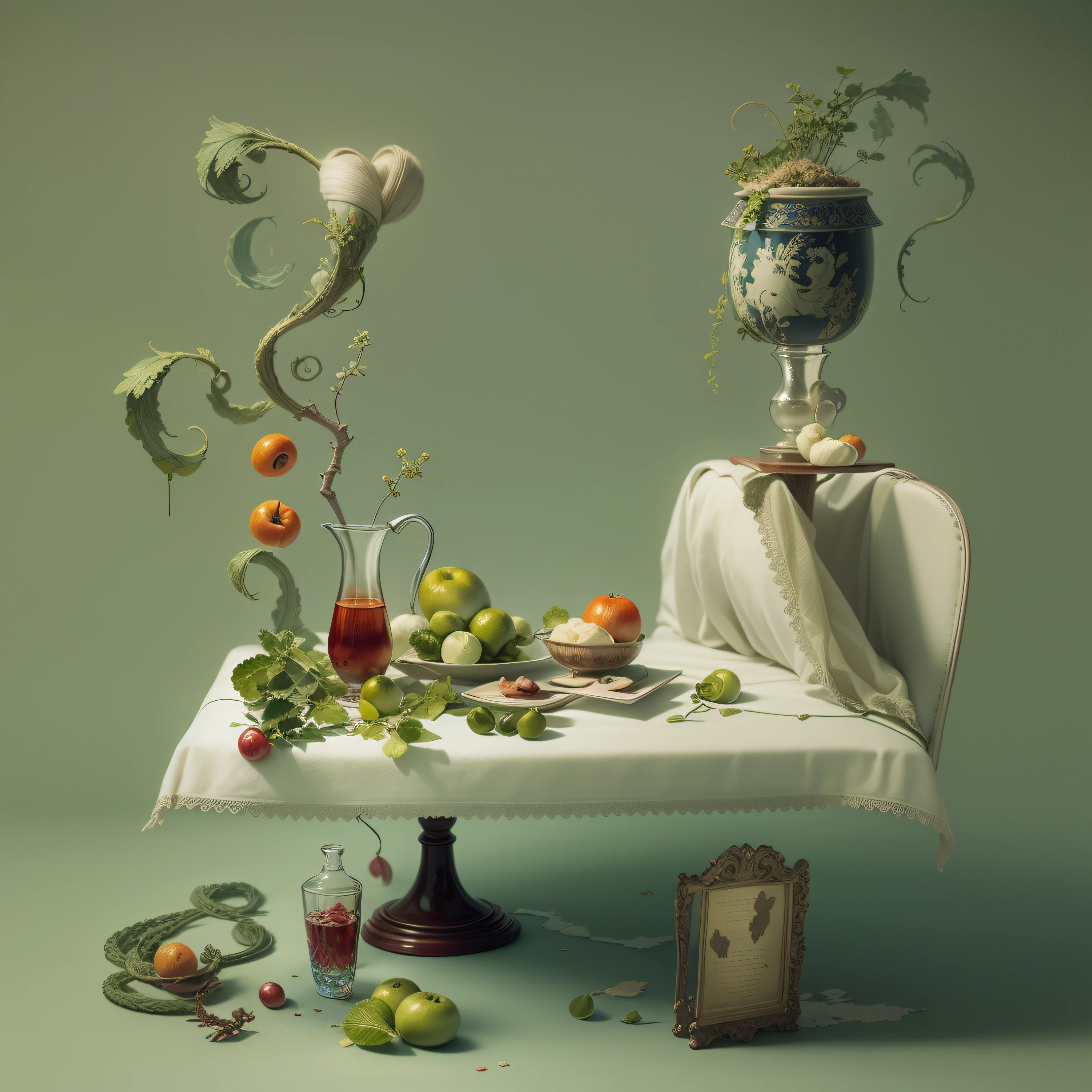 fancy, isolated subjects, surreal still life, twisted reality