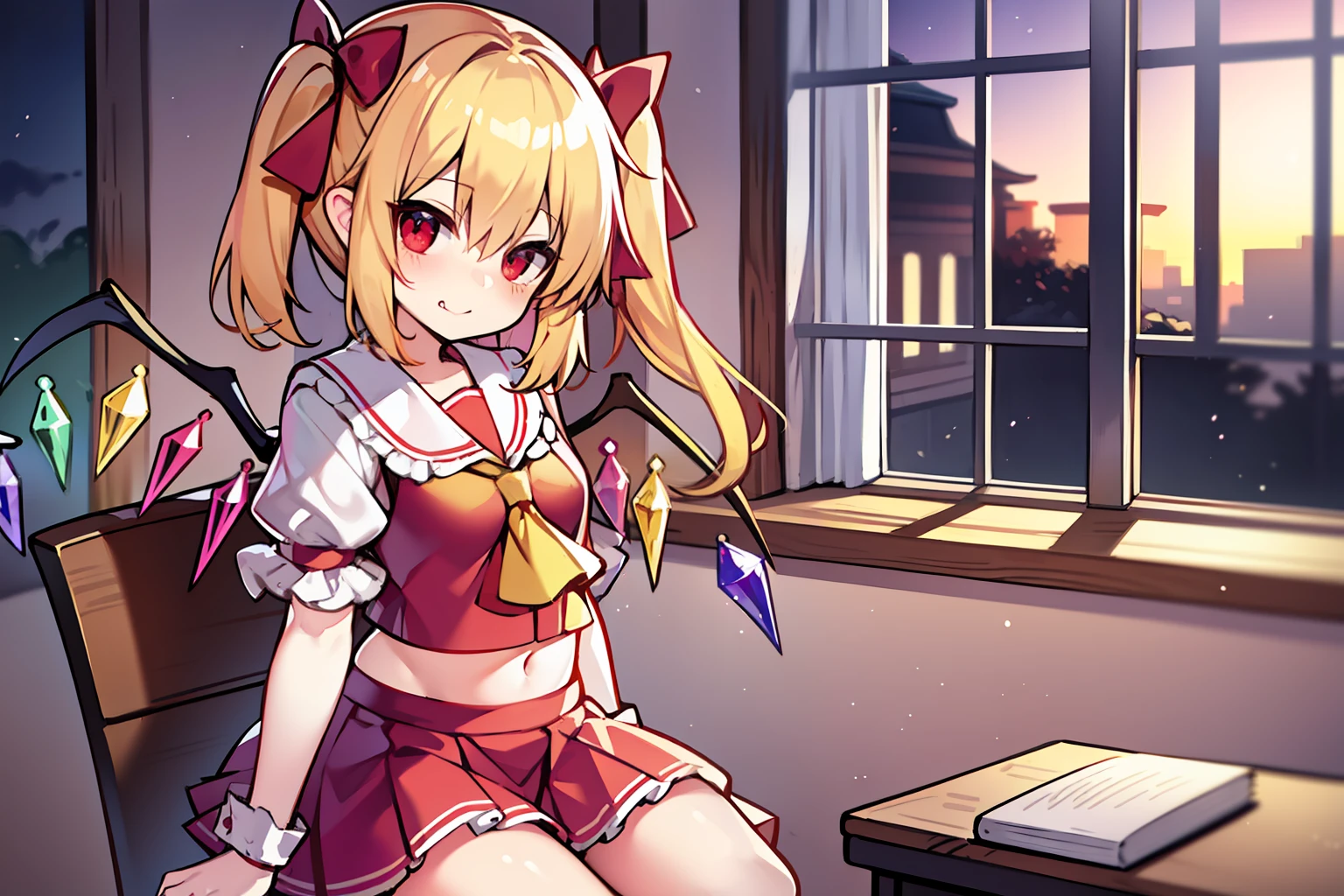 Flandre Scarlet,schools,Tsundere