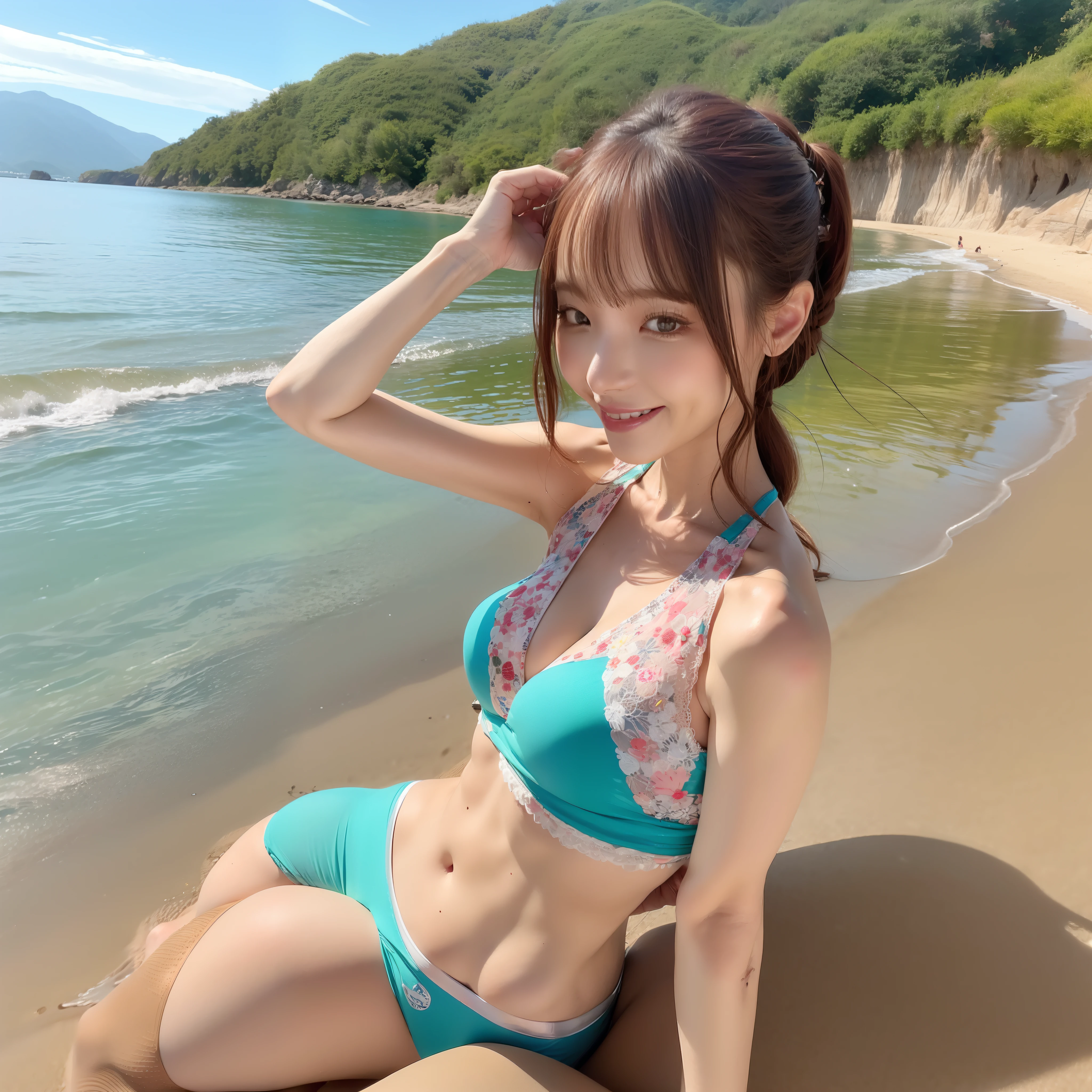 sea beach,Beautiful girl,nakeness,比基尼,