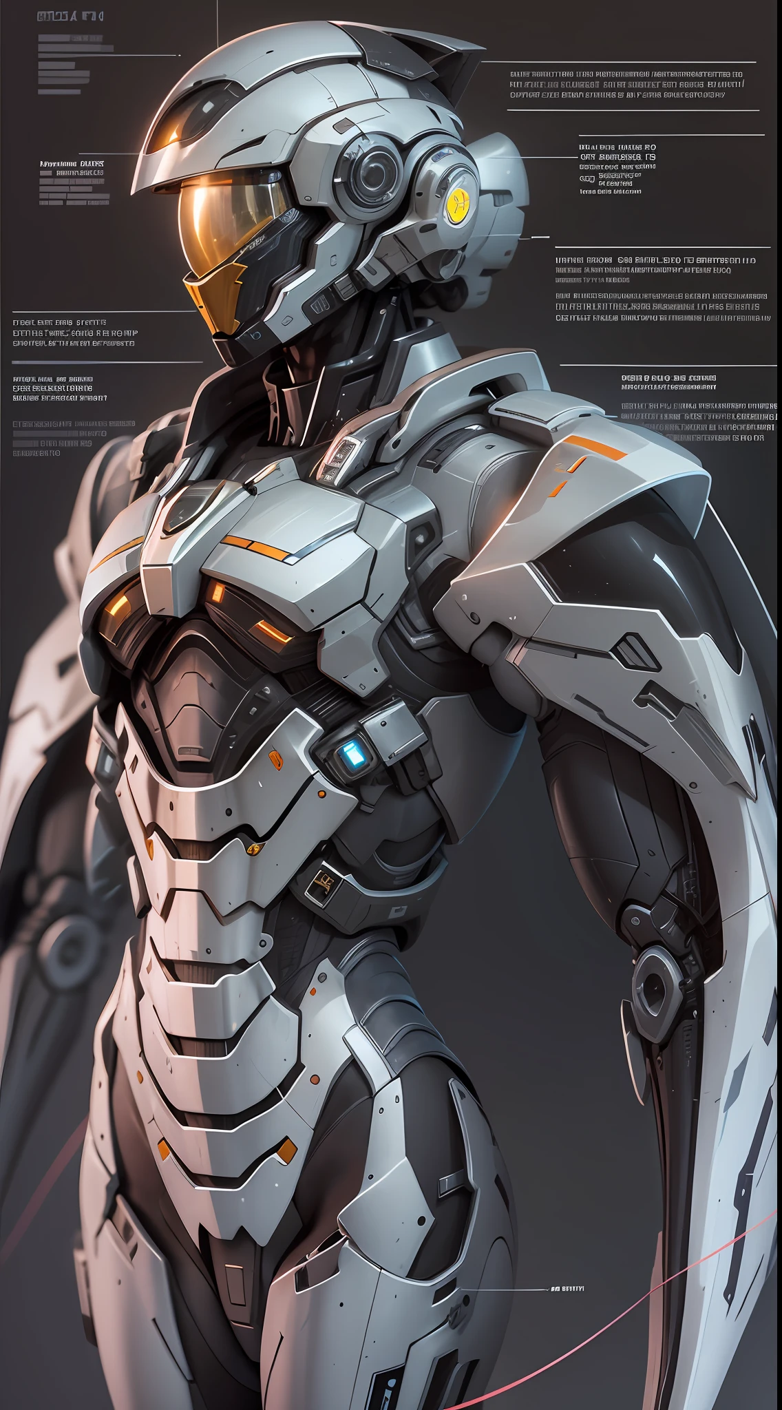 medium shot,Naval Space Combat Combat armor,High-tech mecha with sleek and futuristic lines,dark shades,There are glowing veins on the surface,The back spine shape support structure is precise and meticulous, realistic, photorealism, futuristic, medium shot,Best quality at best,ultra-realistic realism,Quixel Megascans rendering,high detal,A high resolution,trends in art station,hyper qualit,ultra-realistic realism,16K