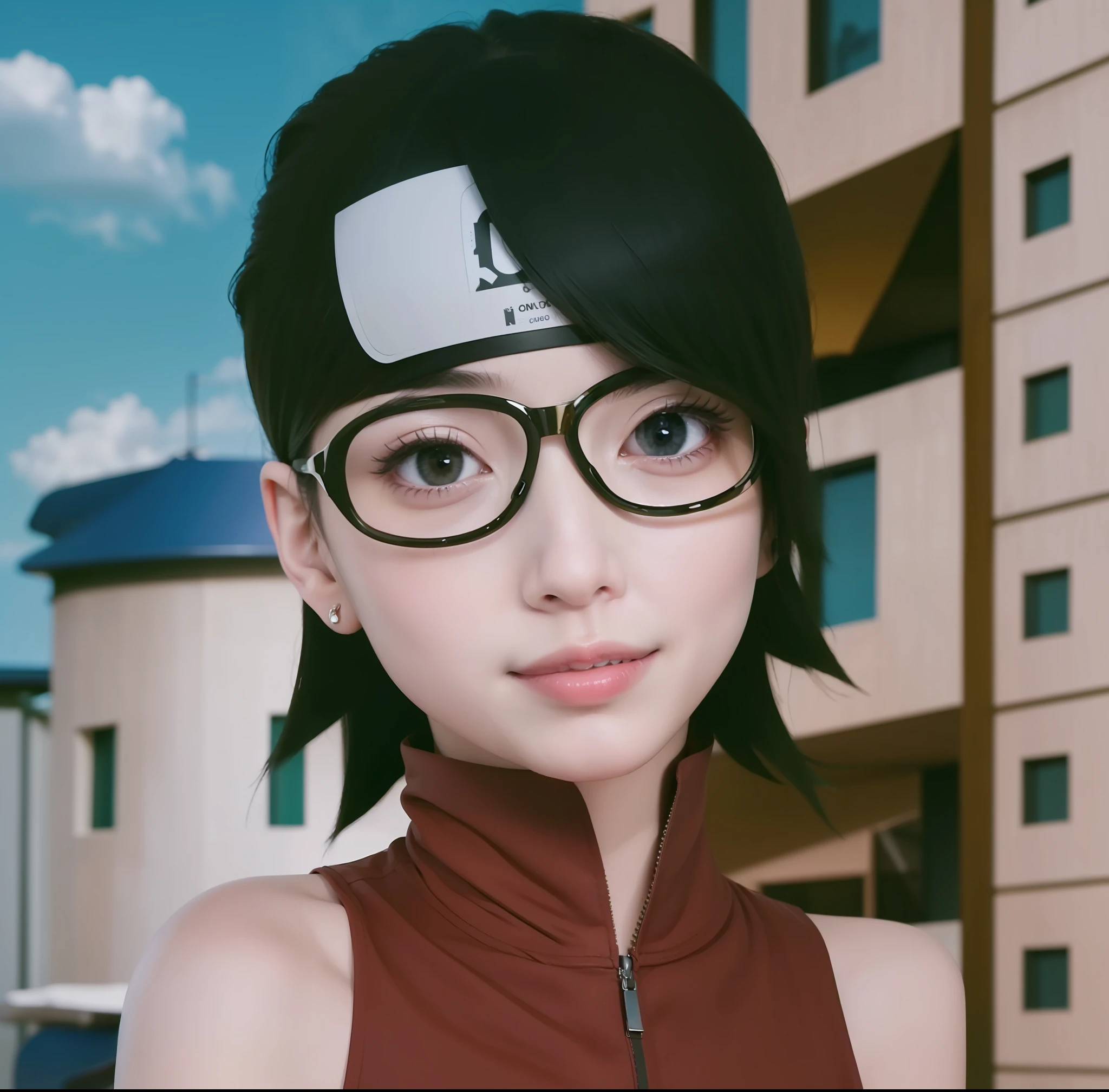 Female, Excitement, glazed eyes, Slit-eyed, smile, masterpiece, photorealistic, Best quality