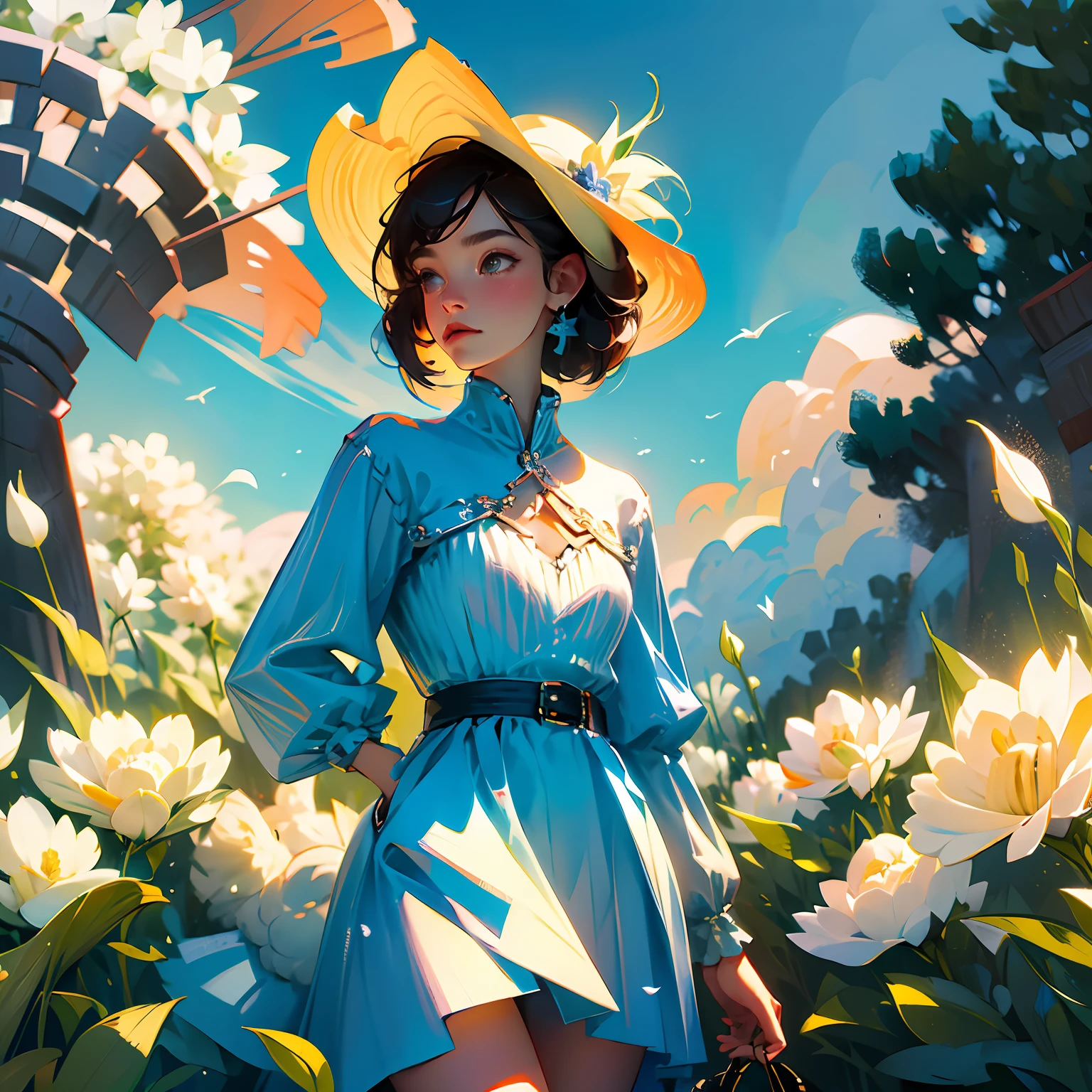 (best quality, Masterpiece: 1.1), (fidelity: 1.4), 1girl, cowboy shots, --auto
