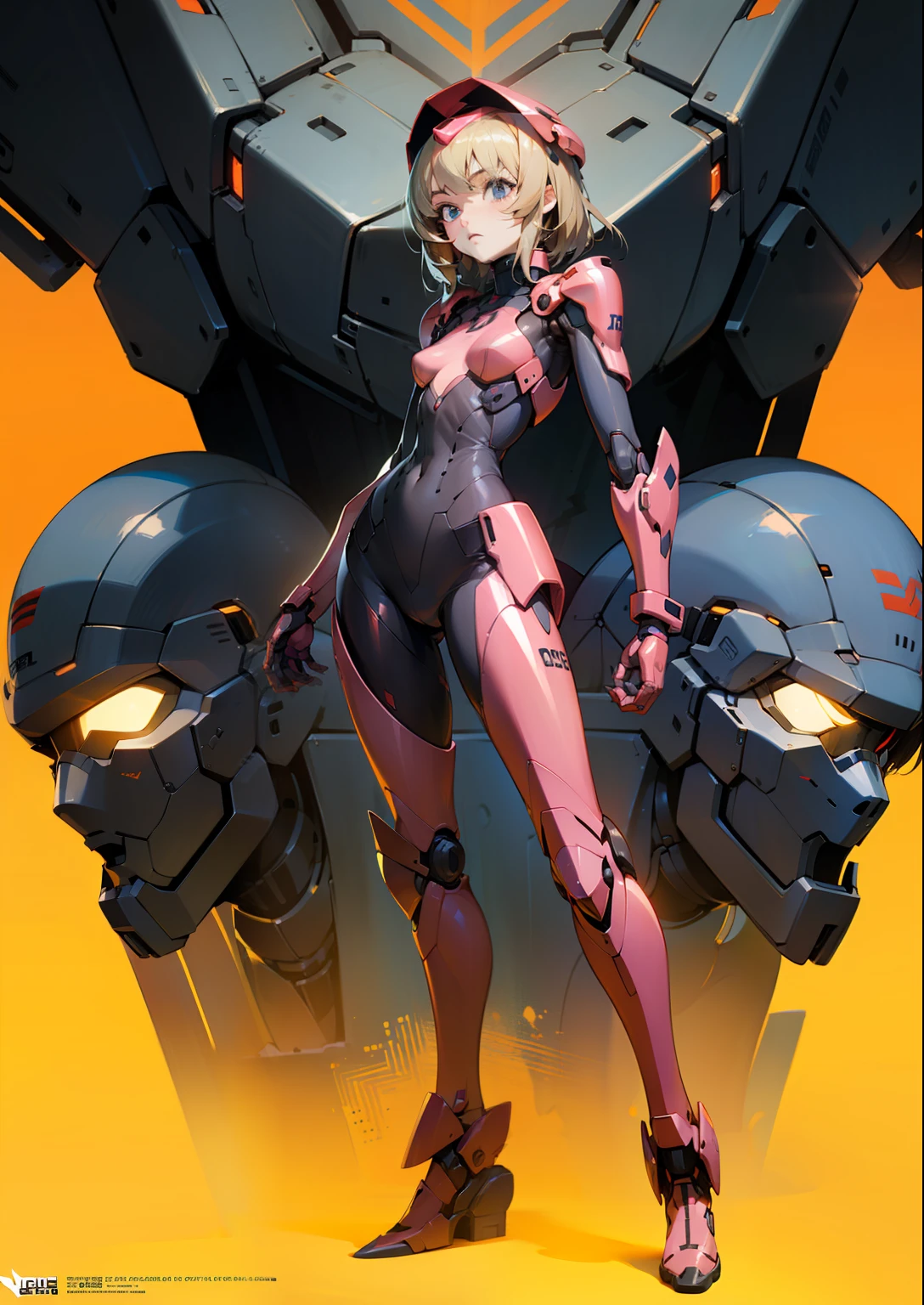 Octane Rendering,full view,8k --niji 5, (best quality, masterpiece, ultra-realistic), sleek robotic helmet head, head and face covered with helmet, (head to toe full body image), 1girls, solo, (Bubblegum Crisis style body armor: 2.0), (Knight Saber body armor), female shape, robotic exoskeleton, sleek design, futuristic, late 90's anime style, smooth lines, powered exoskeleton, extremely stylized, deviant art, masterpiece, highly detailed, tokyo cyberpunk style, futuristic, small breasts, entire body image, full body shot, Bubblegum Crash anime,