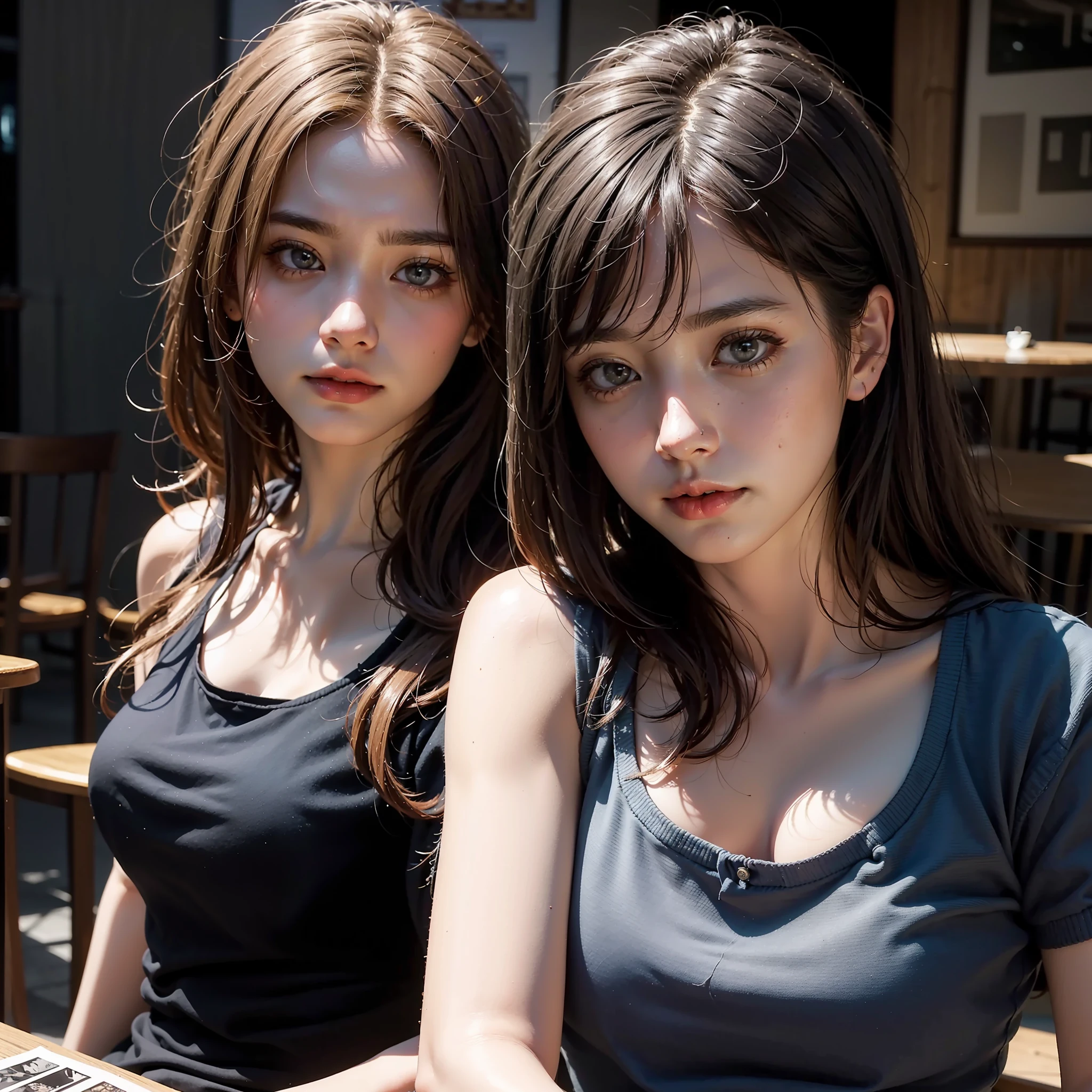 top-quality、masterpiece、超A high resolution、(realistic:1.4)、Raw photo、 1 人、Cafe Darkness、deep-shadows --auto