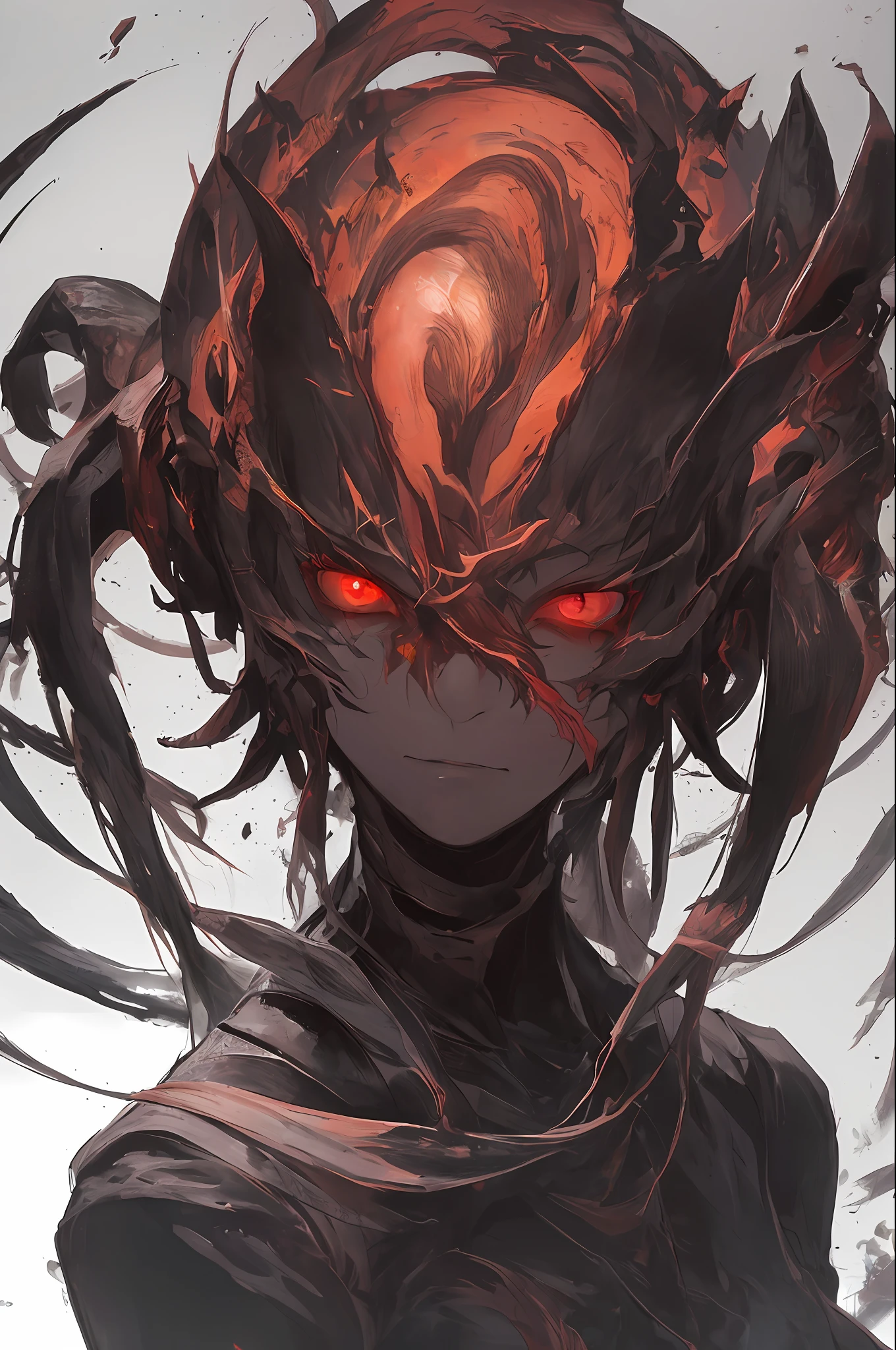 masterpiece, best quality, high quality,(a dark shapeless creature with a dark red glow and red eyes and surrounded by darkness:1.2), (darkness:1.2), abstraction, abyssopelagic, award winning photography, Depth of Field, HDR, extremely detailed, trending on artstation, trending on CGsociety, Intricate, High Detail,