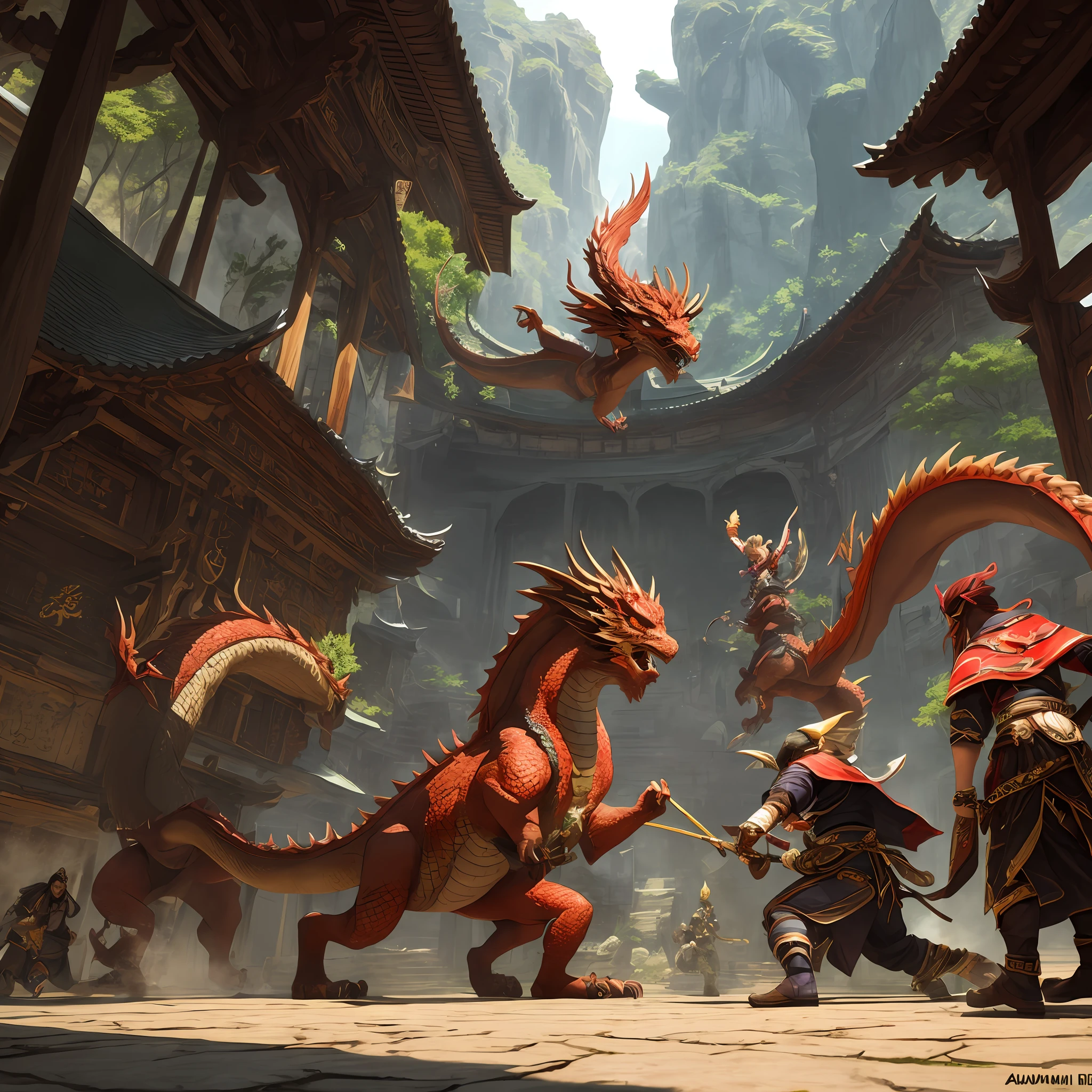 shoun、The dragon、fight、natta、loimu(rot)、boldness --auto